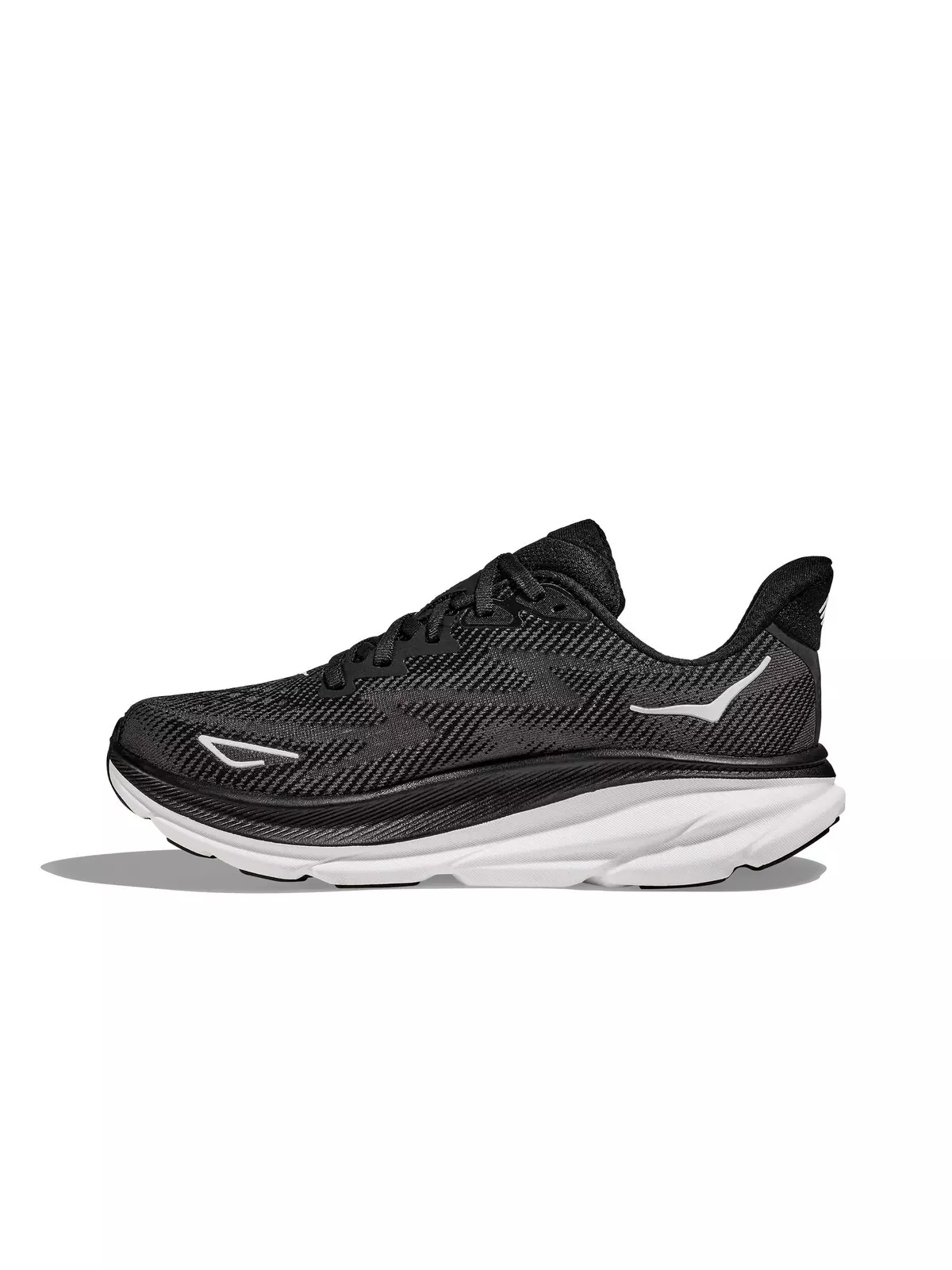 Clifton 9 "Black/White" Women's Running Shoe - 2