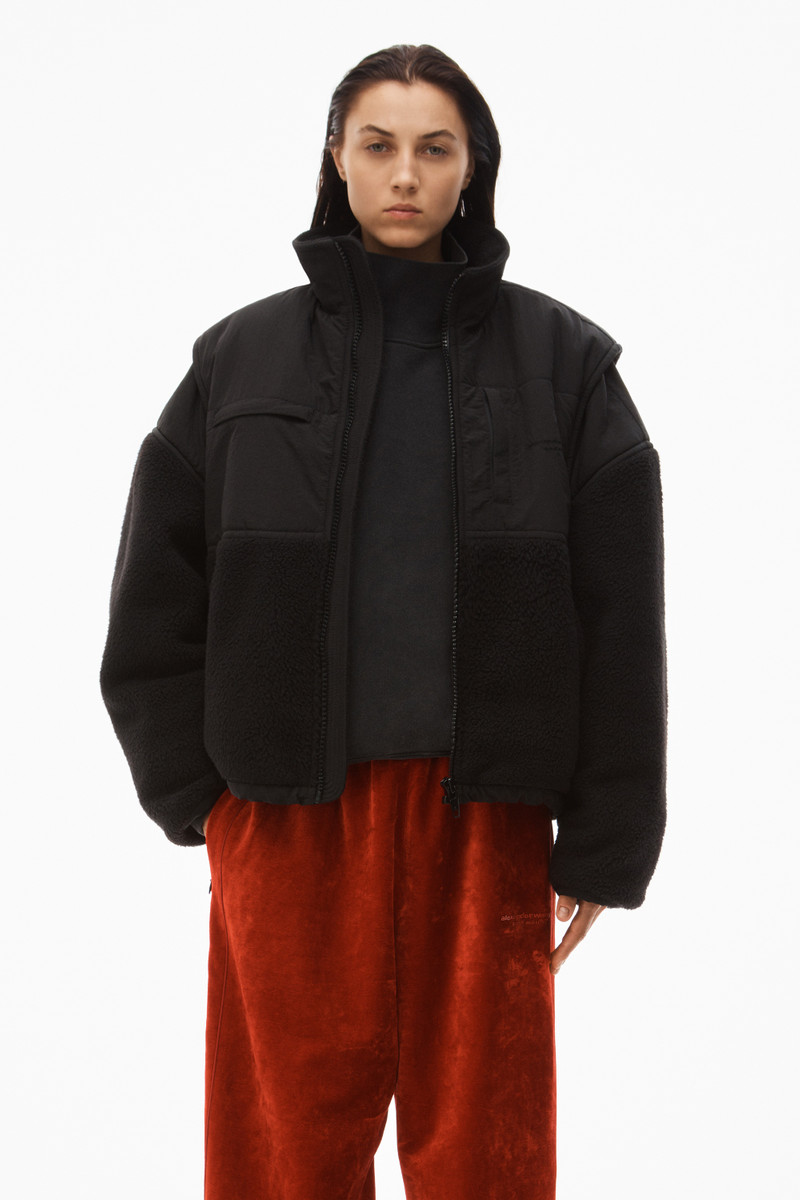 TRACK PANT IN CRUSHED VELOUR 4