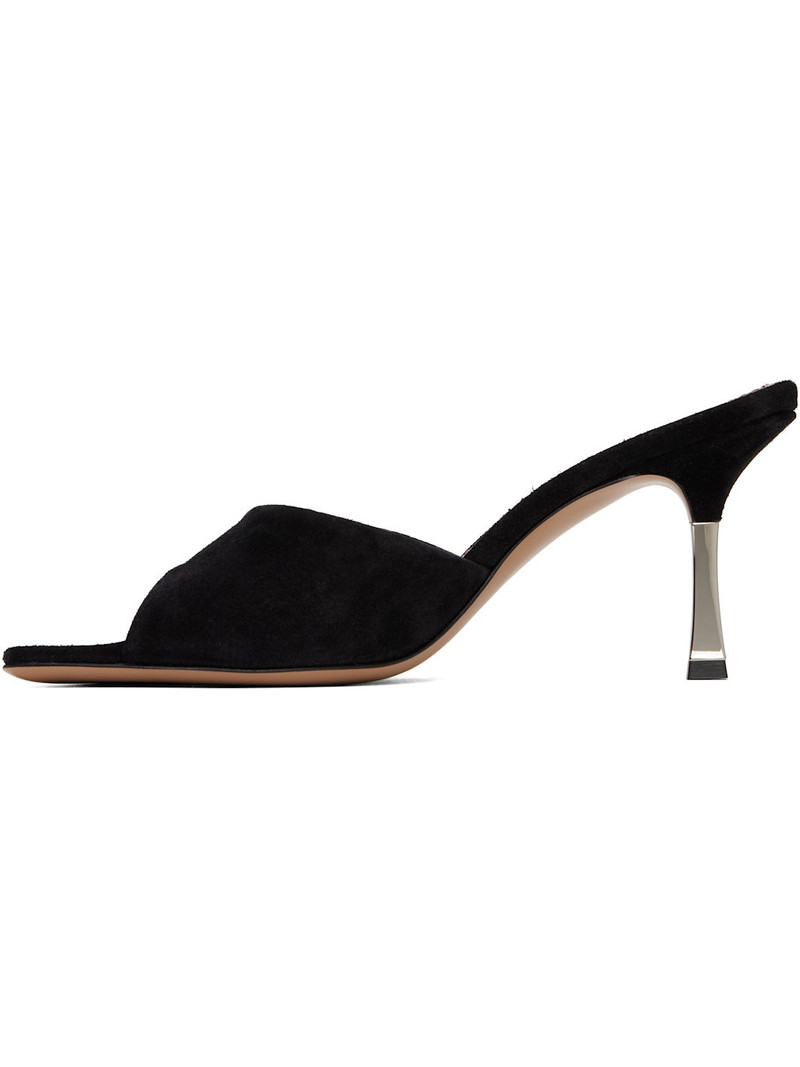 PARIS TEXAS Black Lorena 75 Mules outlook