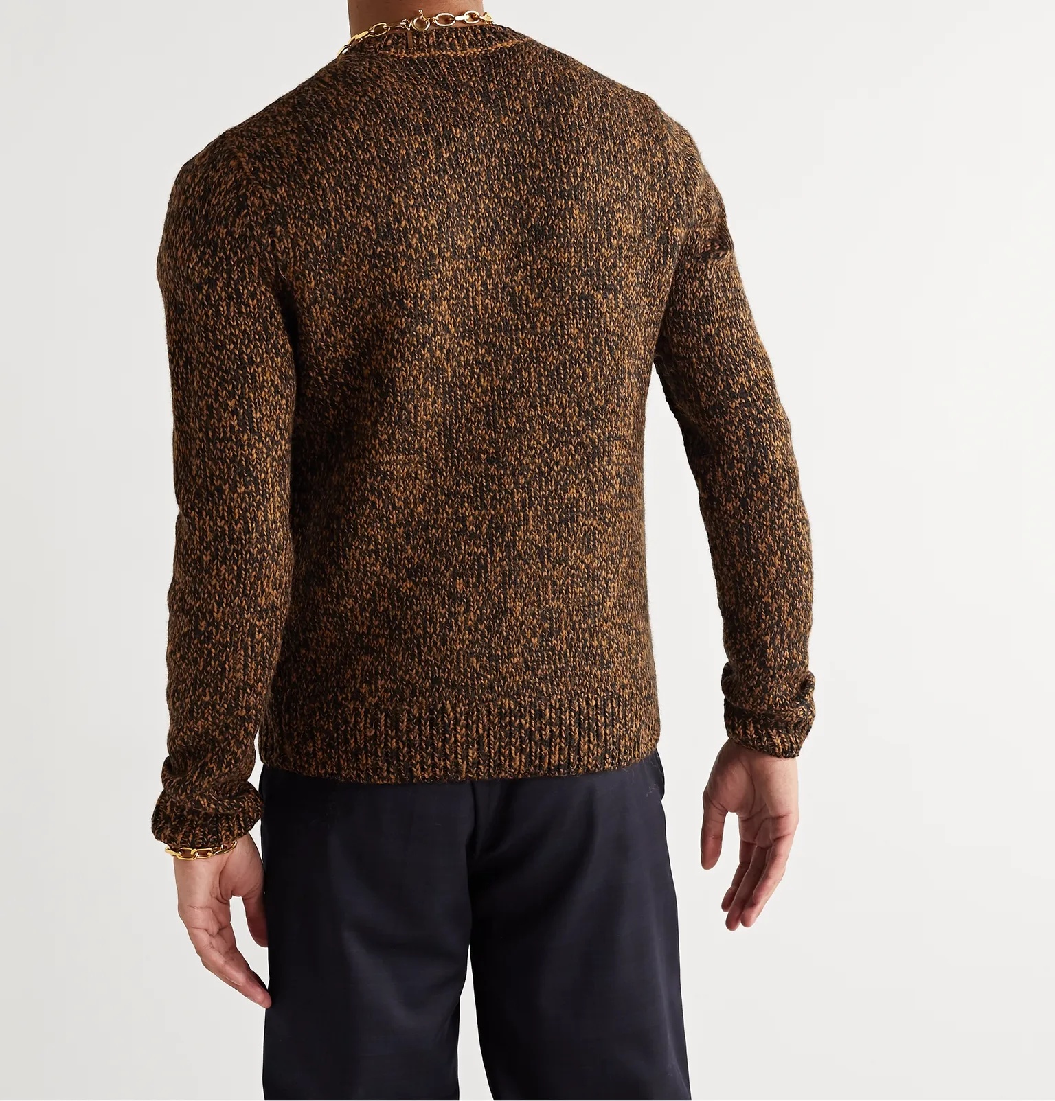 Mélange Wool Sweater - 14