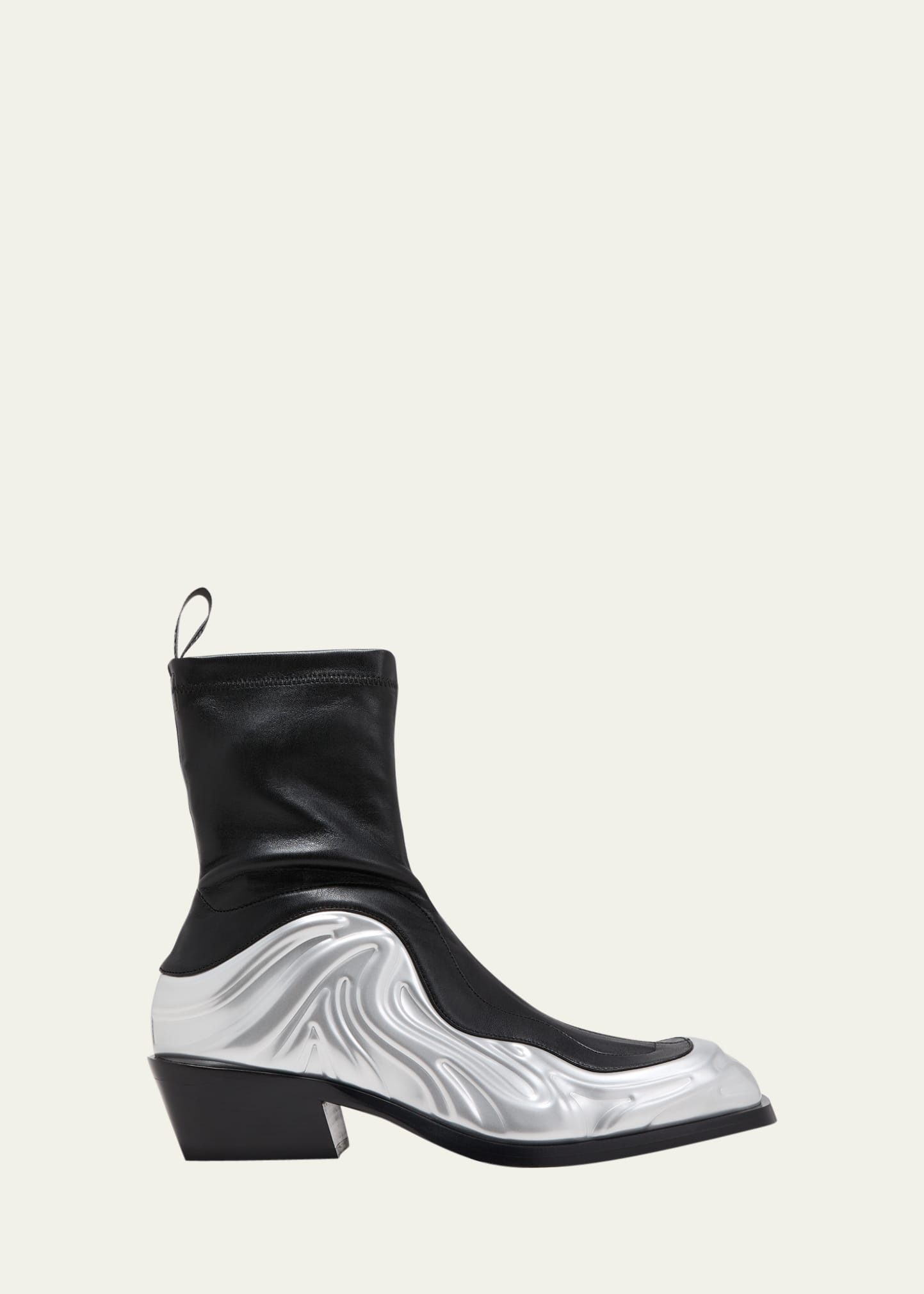 VERSACE Men's Solare 3D Stretch Ankle Boots