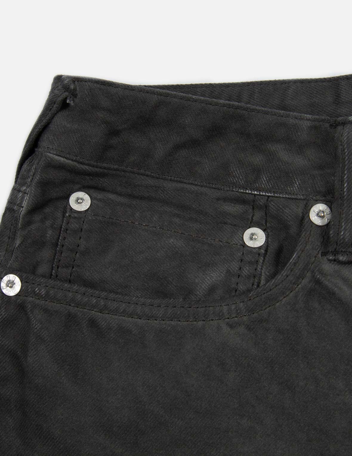 Ukiyo-E and Sashiko Embroidered Denim Shorts - 10
