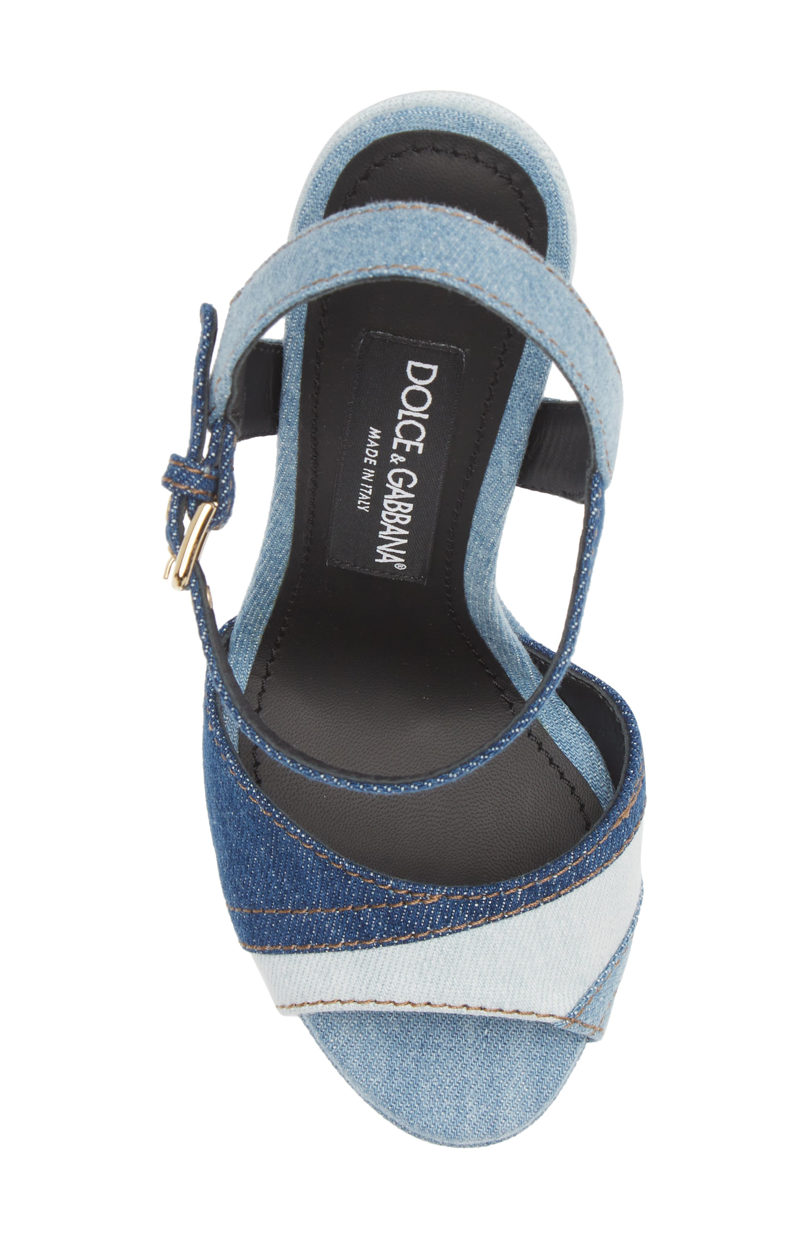 Keira Patchwork Platform Sandal - 5