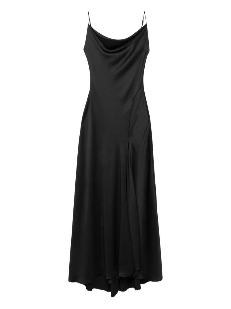 Signature Finley cowl-neck maxi dress 1