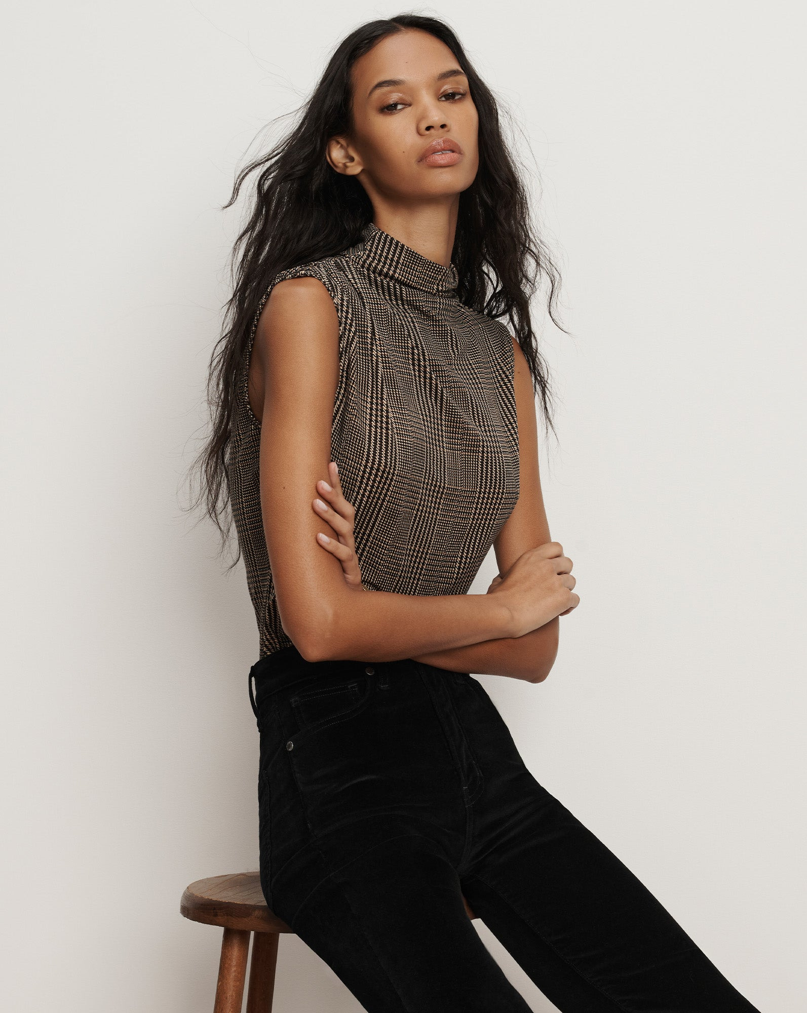MYLIE MOCK-NECK TANK TOP - 2