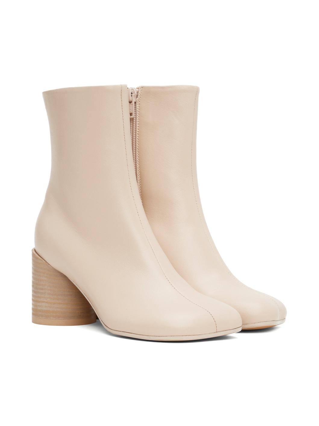 Beige Anatomic Ankle Boots - 4