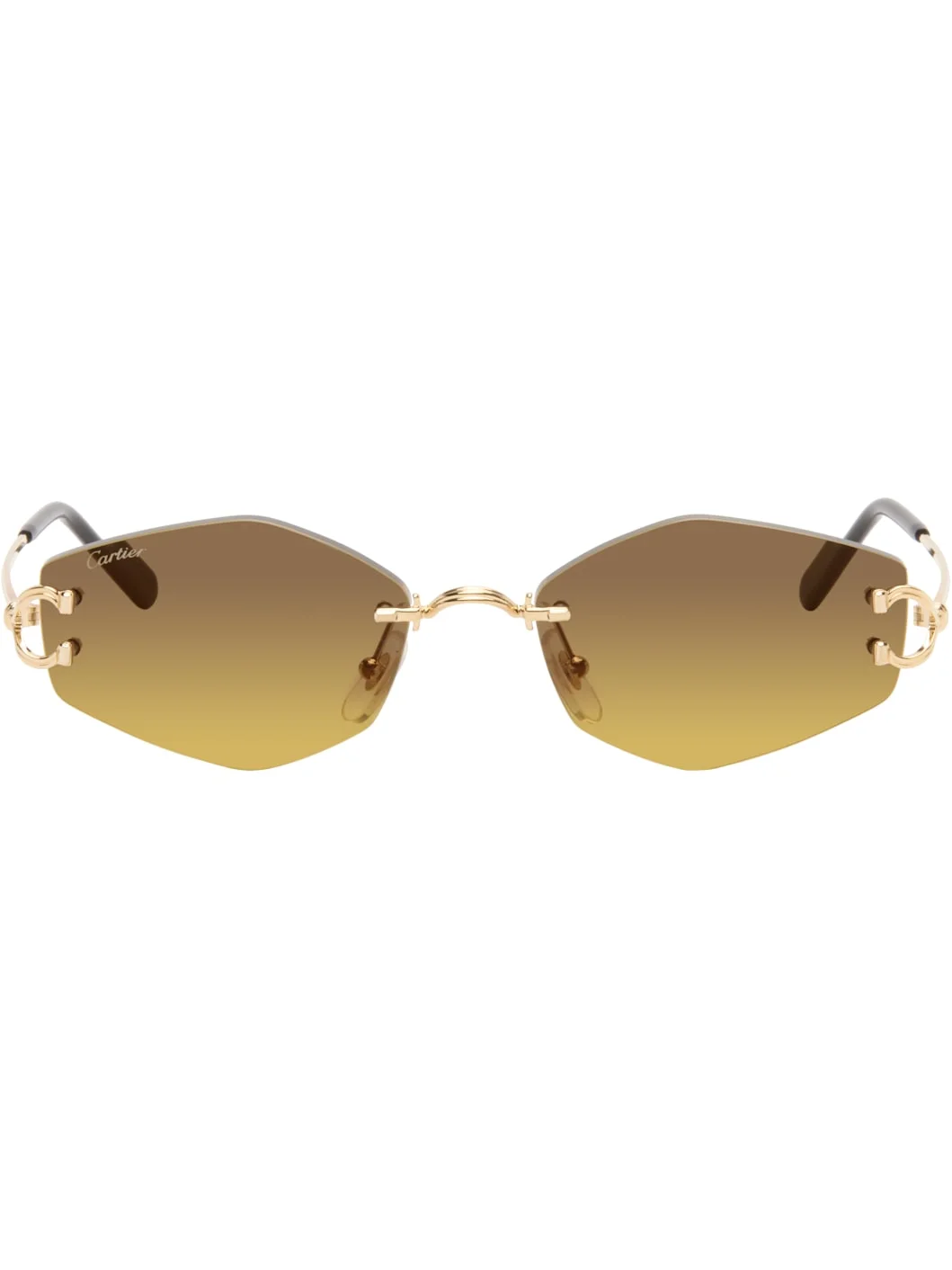 Gold Classic C Motif Sunglasses - 1