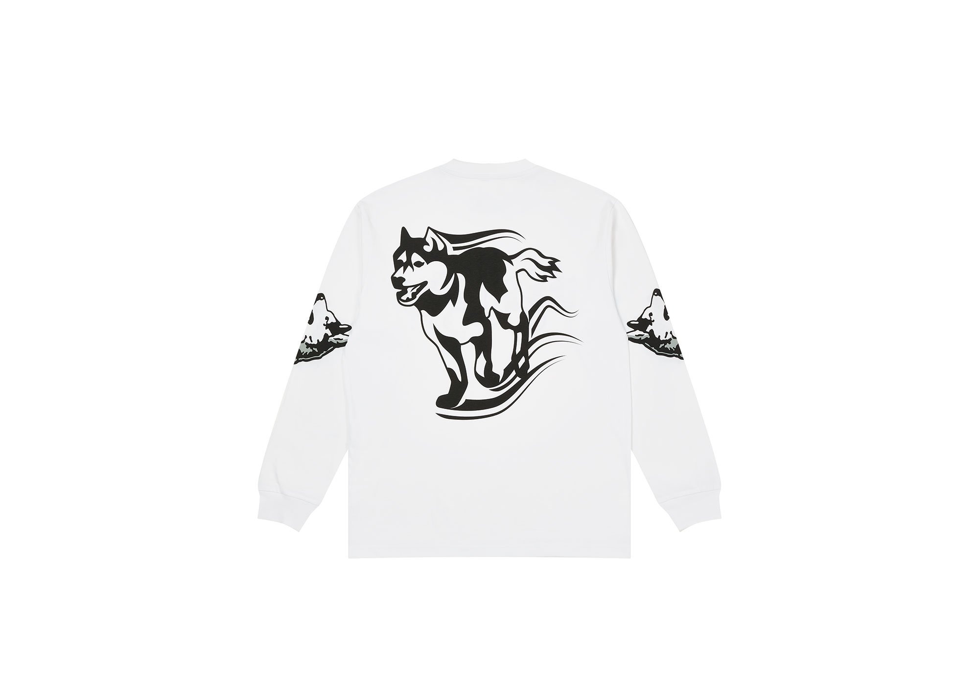 DOGS ARE CHILL LONGSLEEVE WHITE - 1