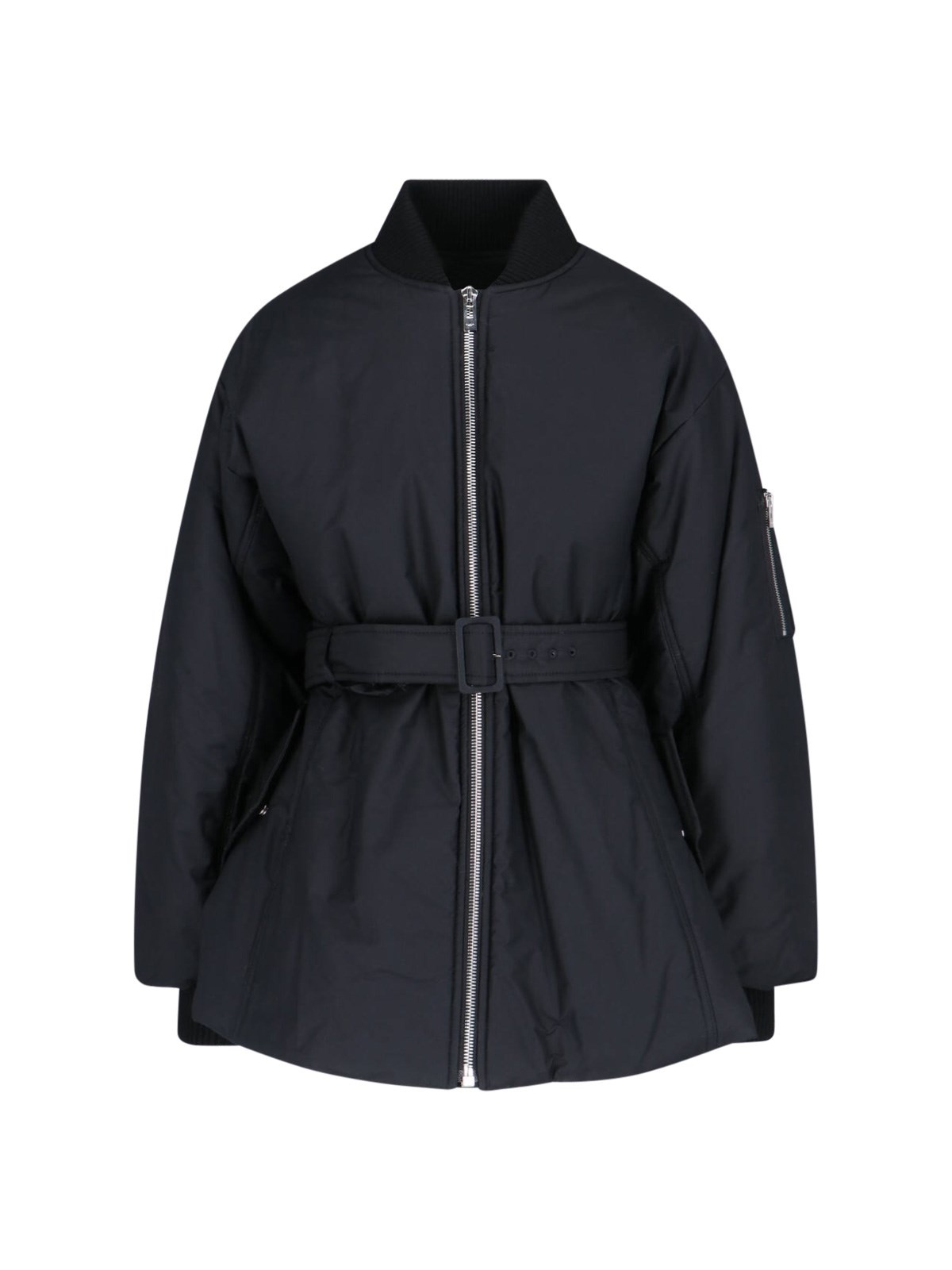 BOMBER JACKET WITH BELT - 1