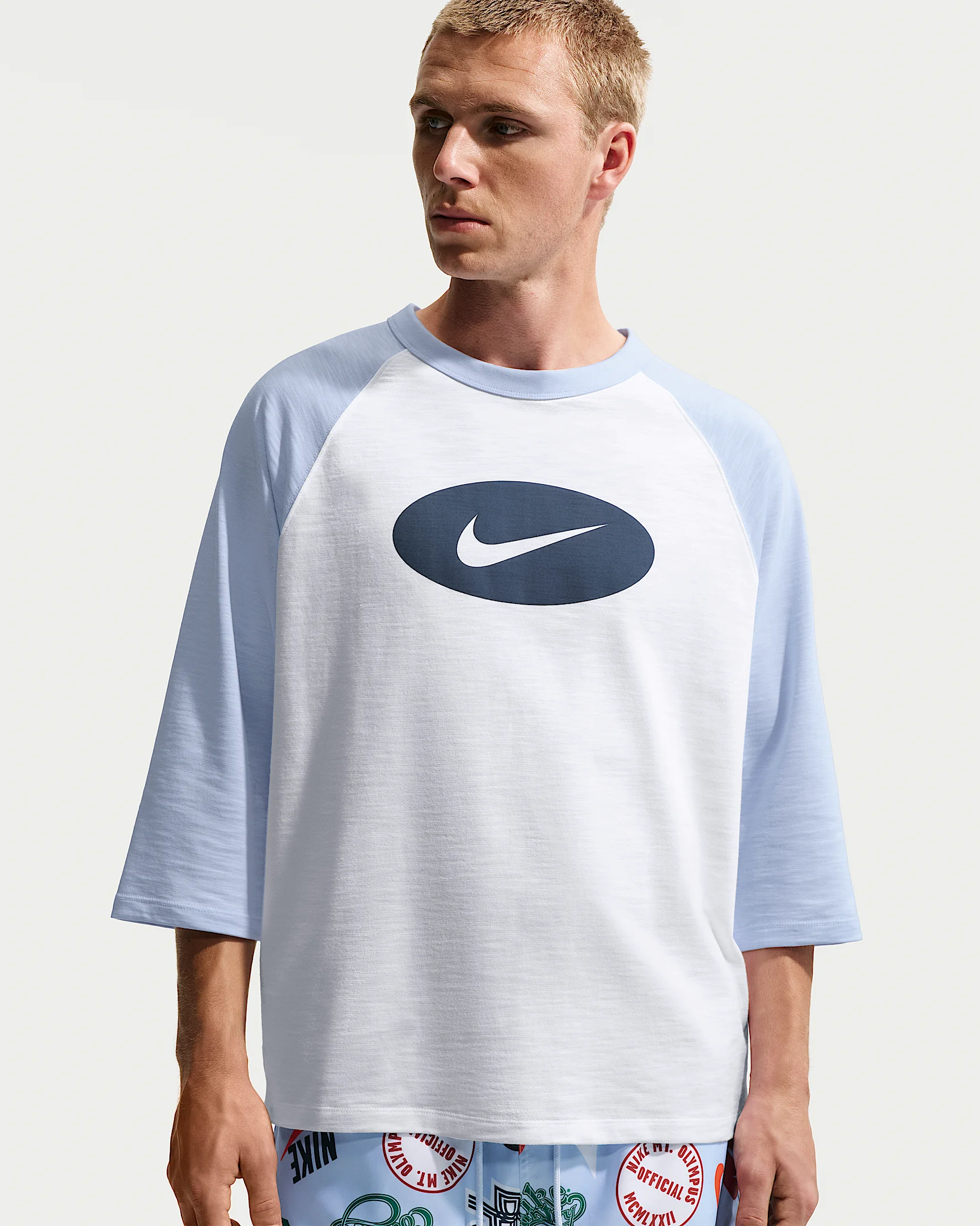 Nike Club Men's 3/4-Sleeve Raglan Top - 1