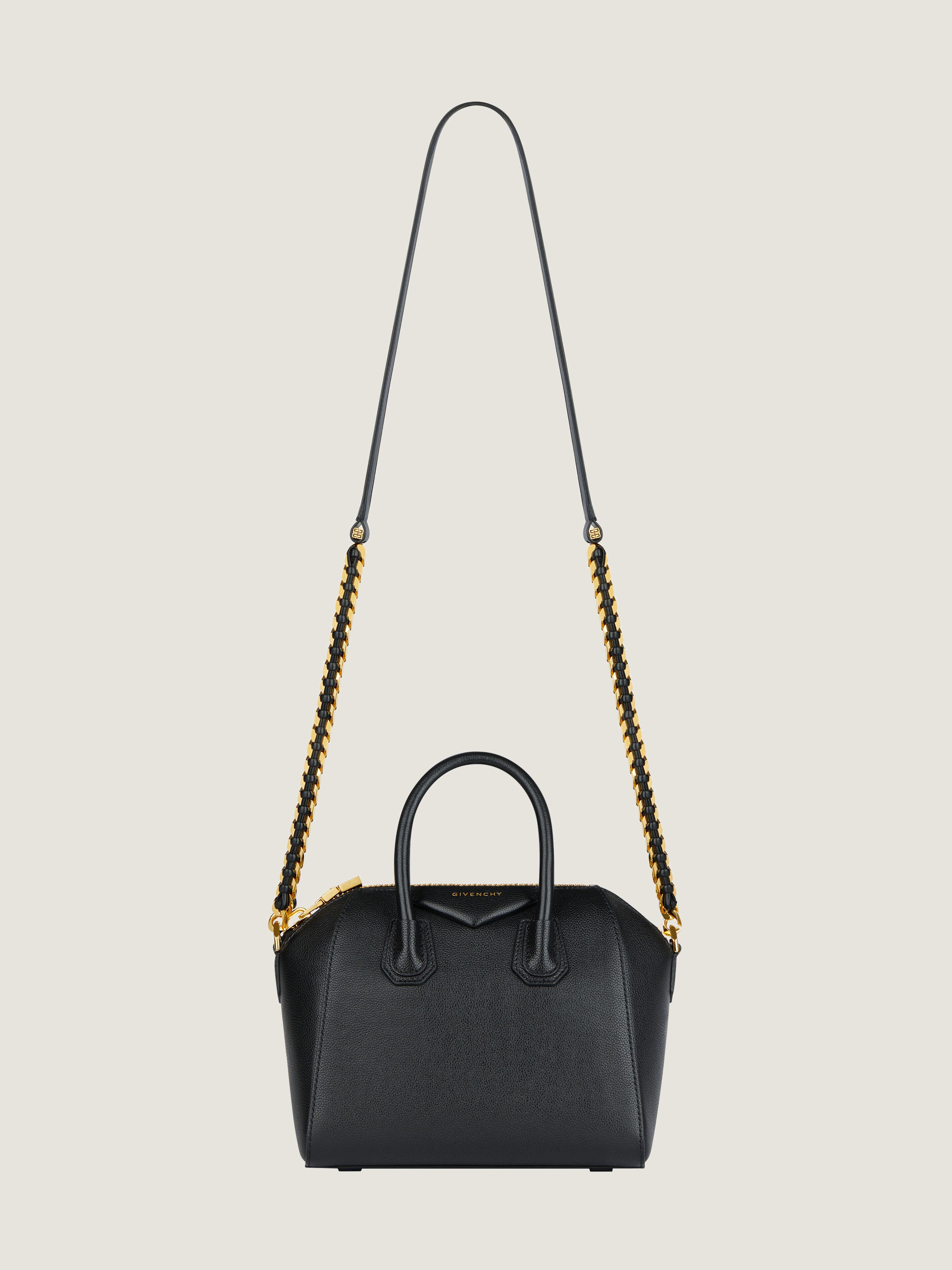 MINI ANTIGONA BAG IN GRAINED LEATHER - 2