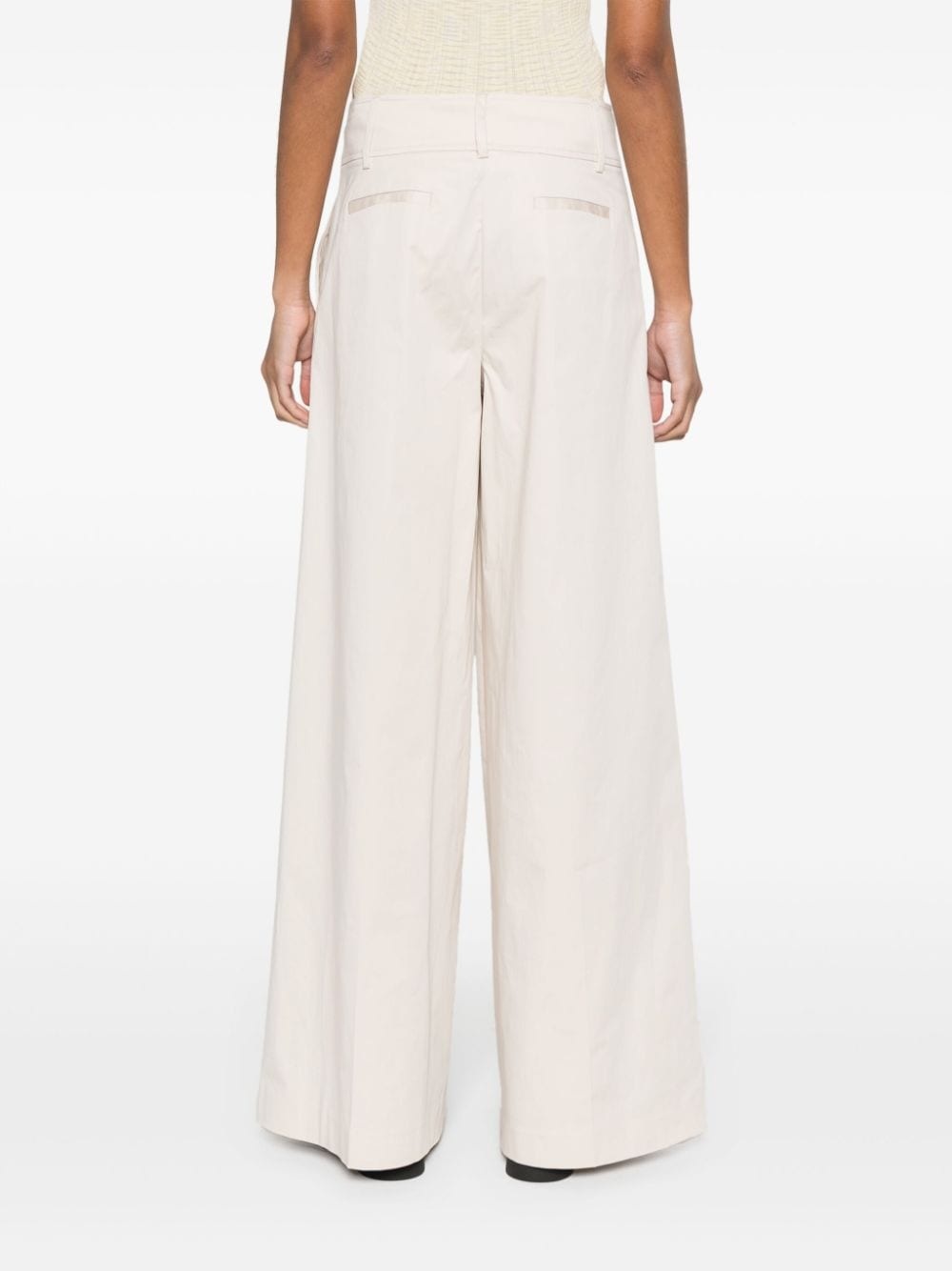 Proteo mid-waist palazzo pants - 4