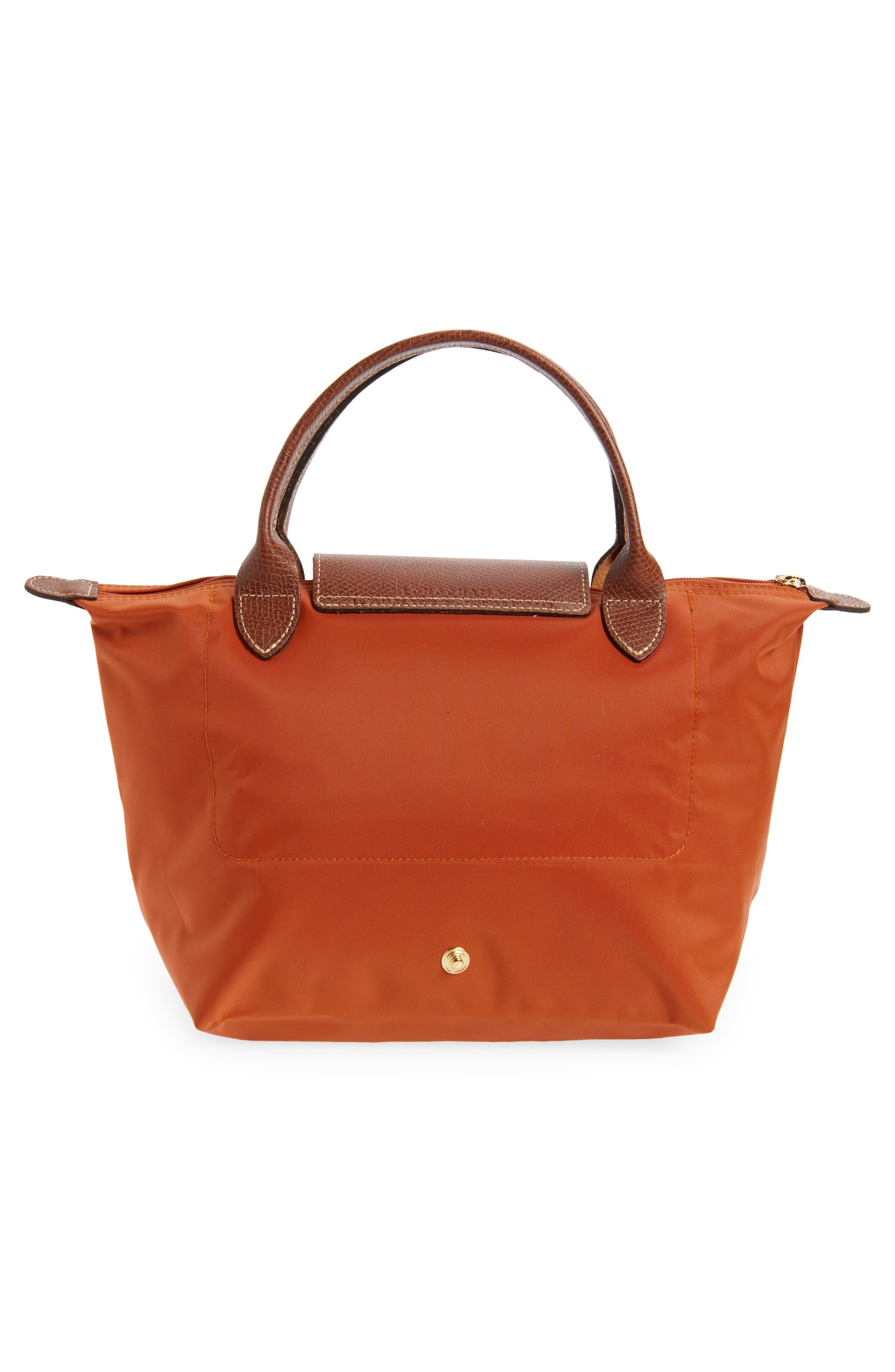 Longchamp Small Le Pliage Original Top Handle Bag in Brick at Nordstrom - 3