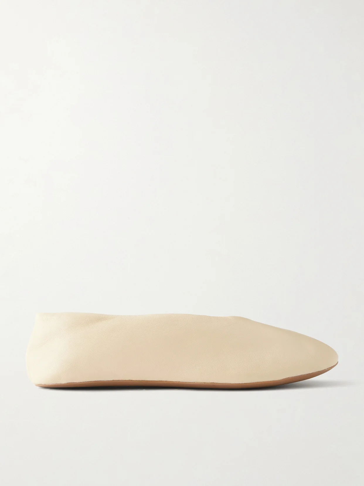 Stella Shearling-lined Leather Ballet Flats - 1