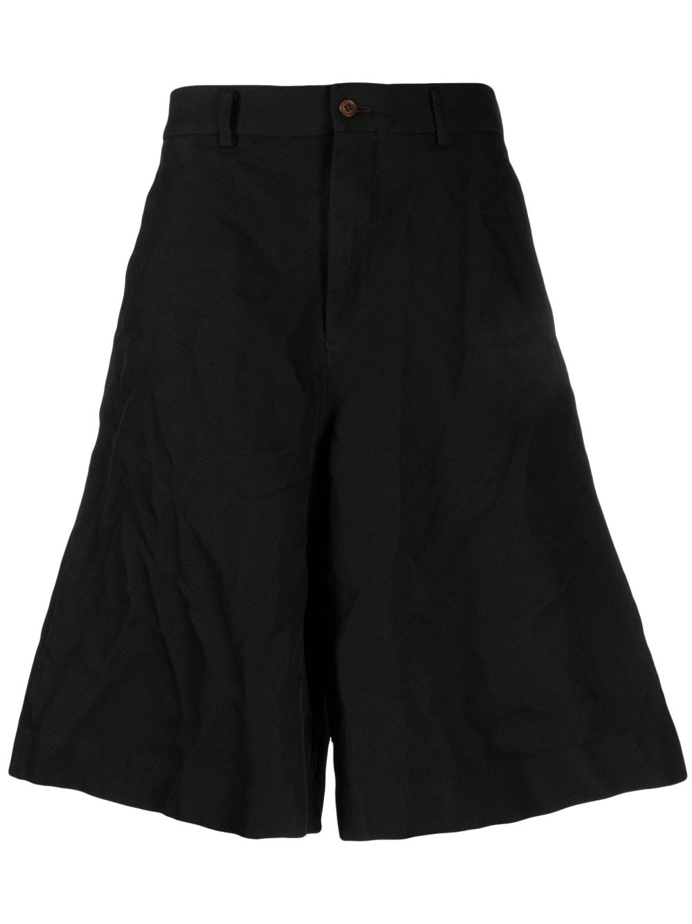 wide-leg knee-length shorts - 1