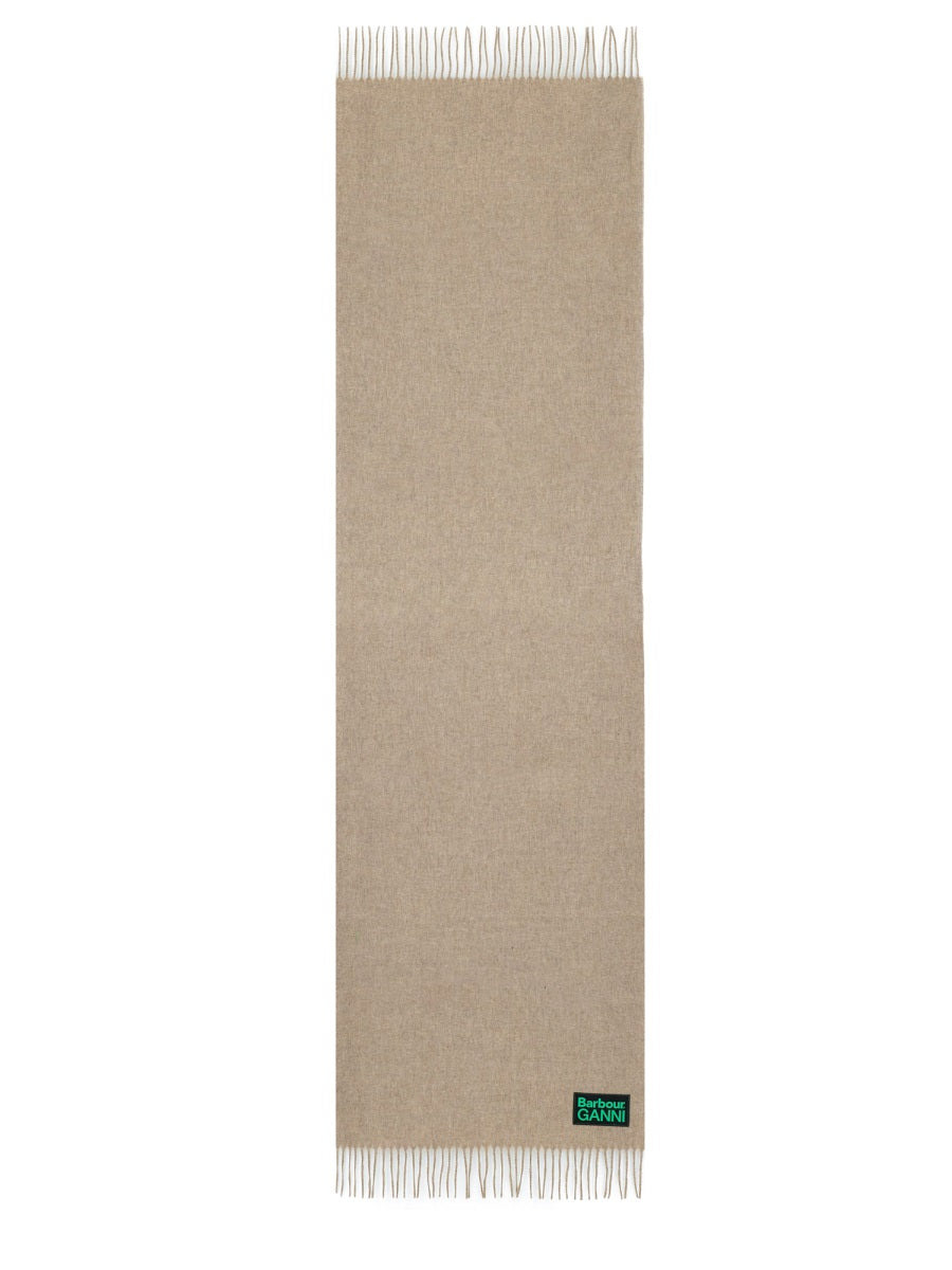 BARBOUR X GANNI - Barbour X Ganni Women Barbour Wool Scarf X Ganni - 1