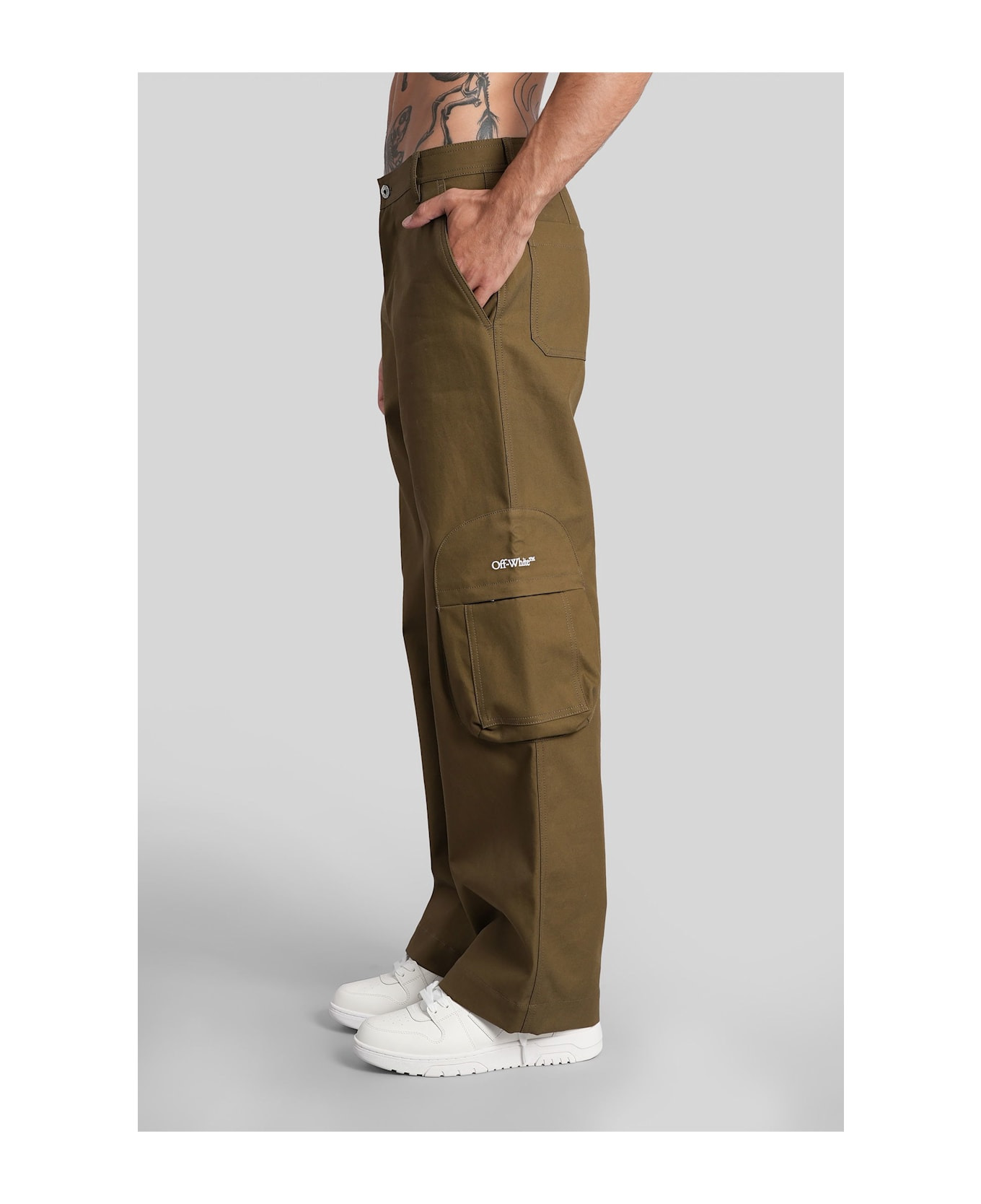 Pants In Green Cotton - 4