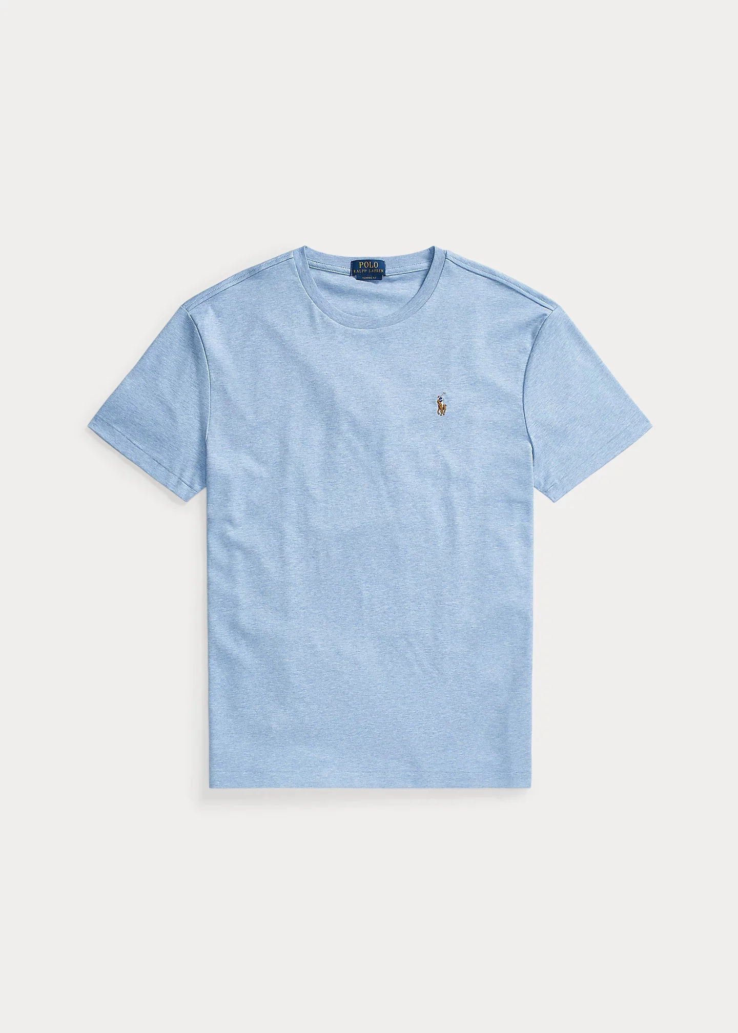 Classic Fit Soft Cotton Crewneck T-Shirt - 1