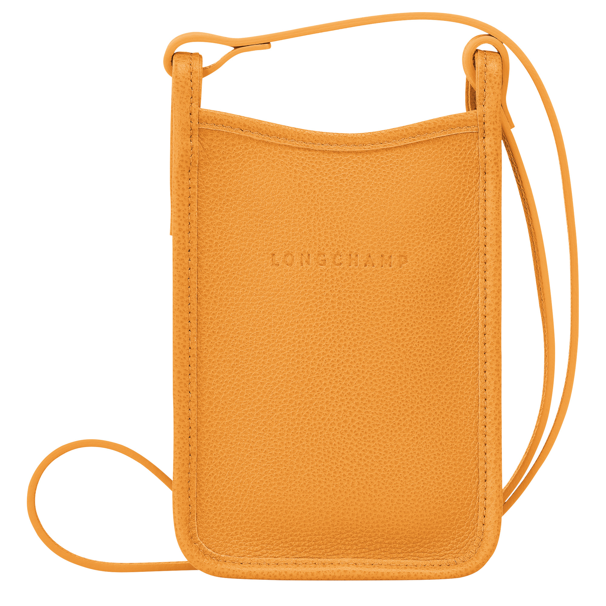 Le Foulonné Phone case Apricot - Leather - 1