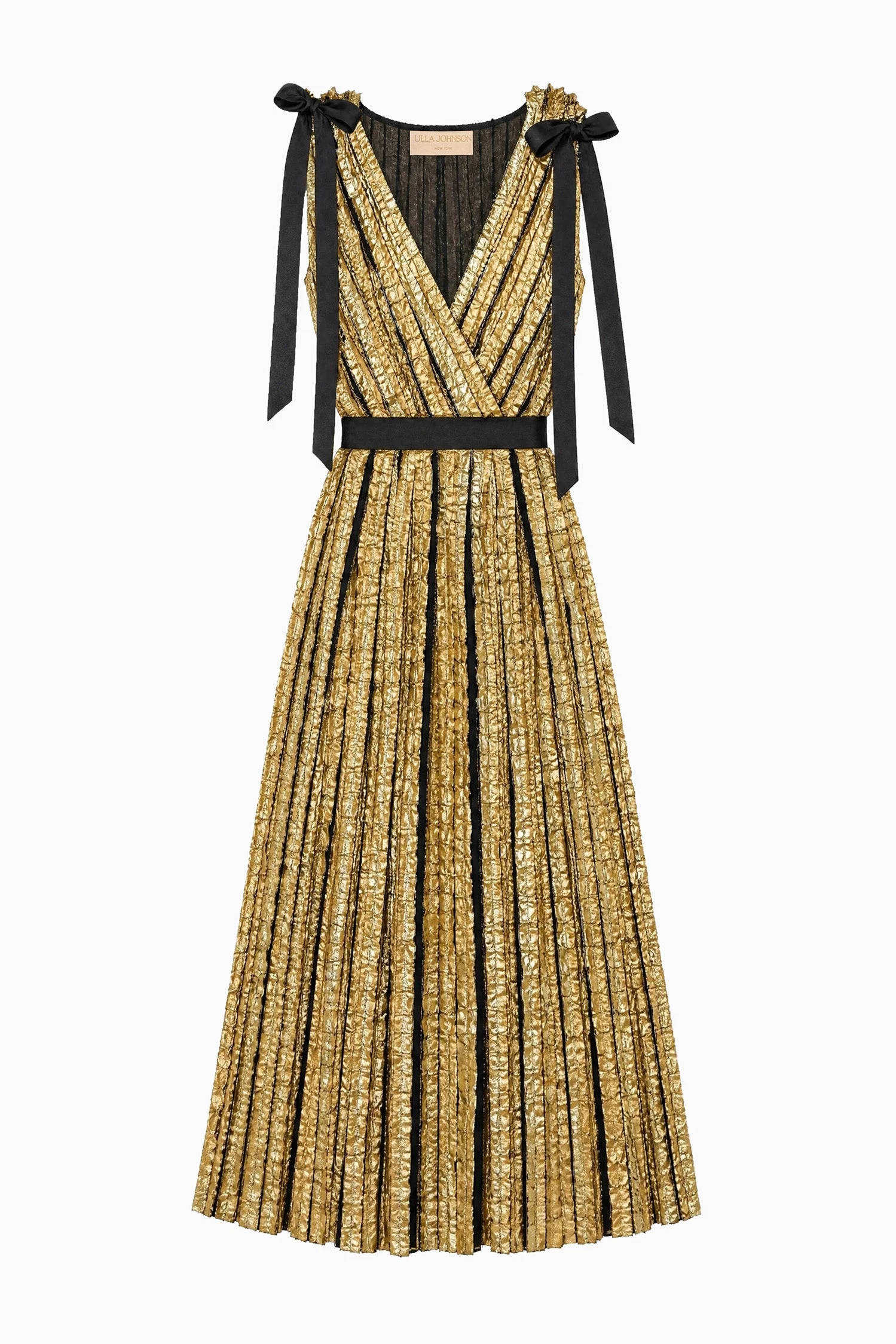 Karina Lurex Bow Dress - 1