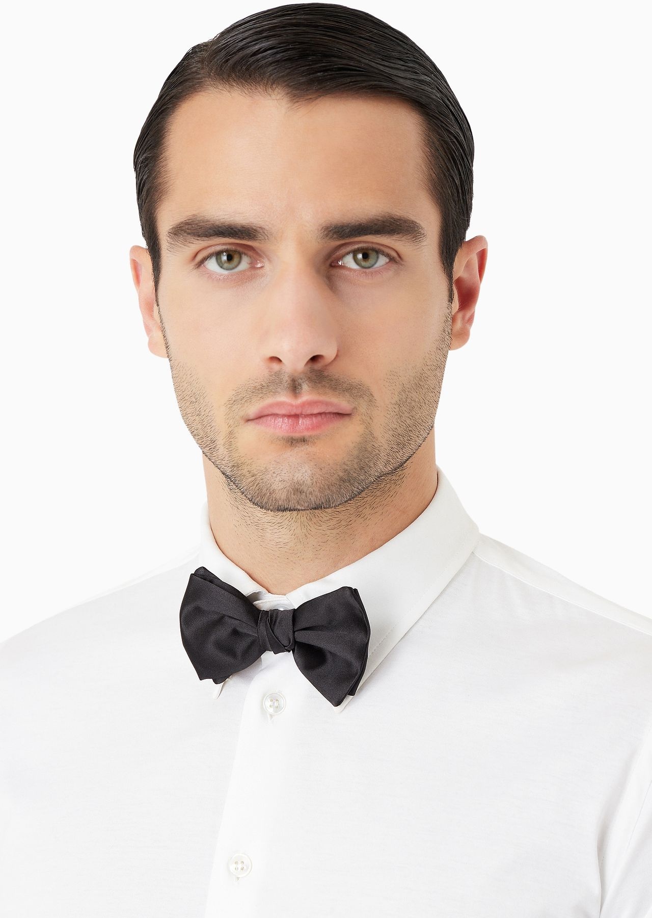 Pure silk knotted bow tie - 3