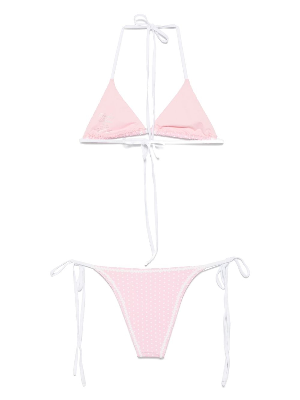 polka dot-print bikini set - 2