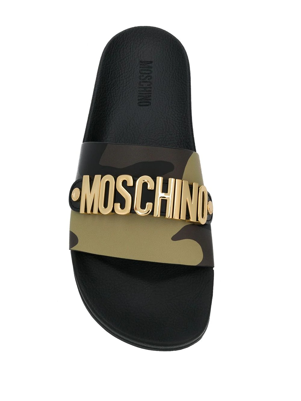 camouflage logo-lettering slides - 4