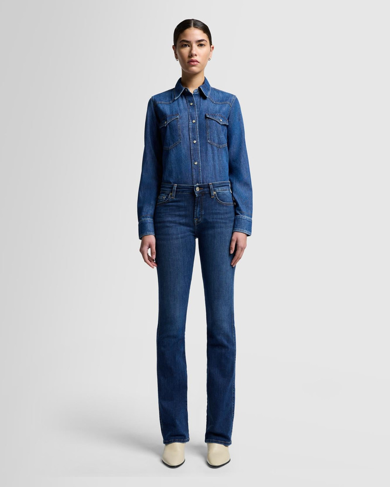 7 For All Mankind Kimmie Bootcut in High Wave outlook