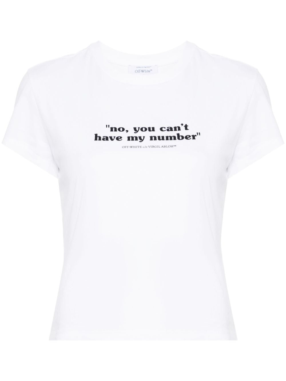 Quote cotton T-shirt - 2