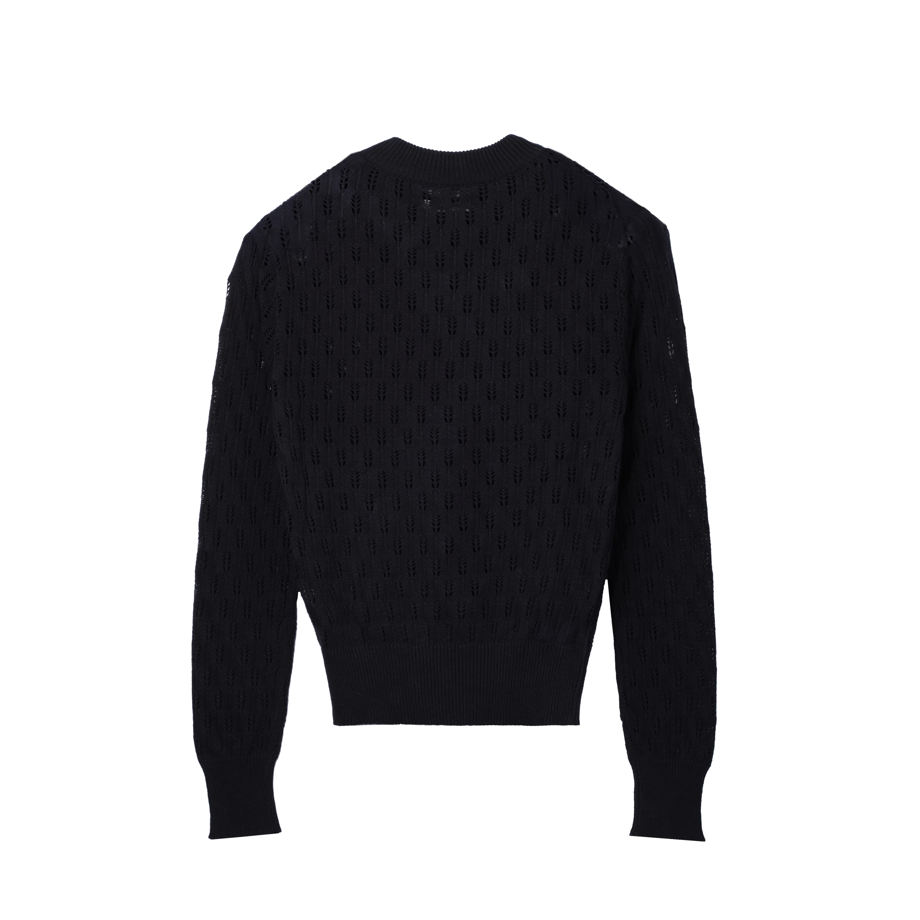 Namacheko Nissan Textured Crewneck Sweater Black - 2