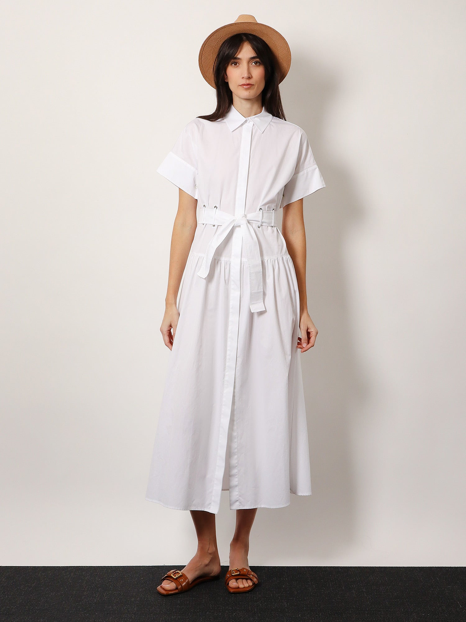 Max Mara Agoraio Cotton Chemisier Dress - 4