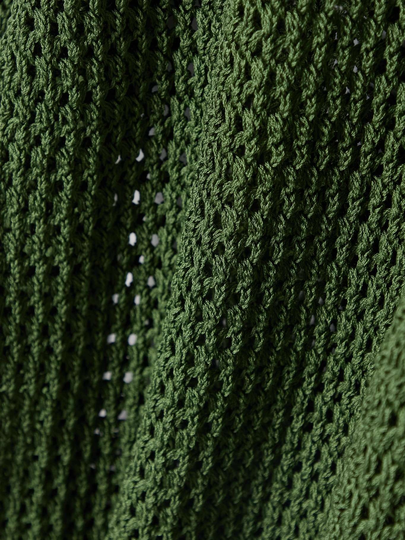 Willows crocheted cotton polo shirt - 5