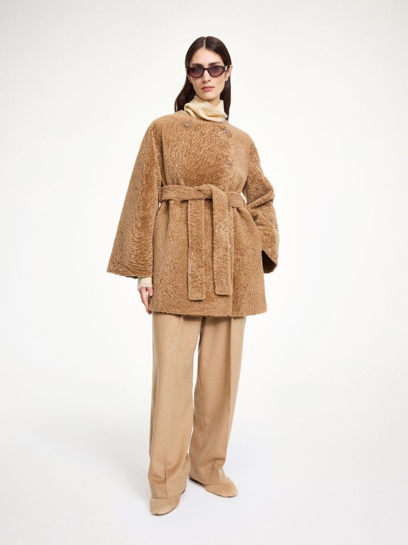 BY MALENE BIRGER Sannie shearling jacket outlook
