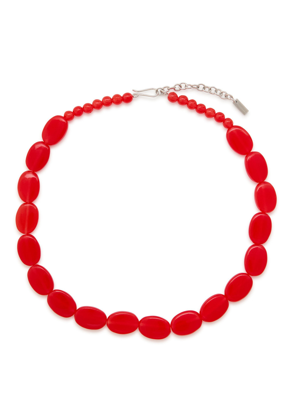 Completedworks Beaded Agate Necklace - 1