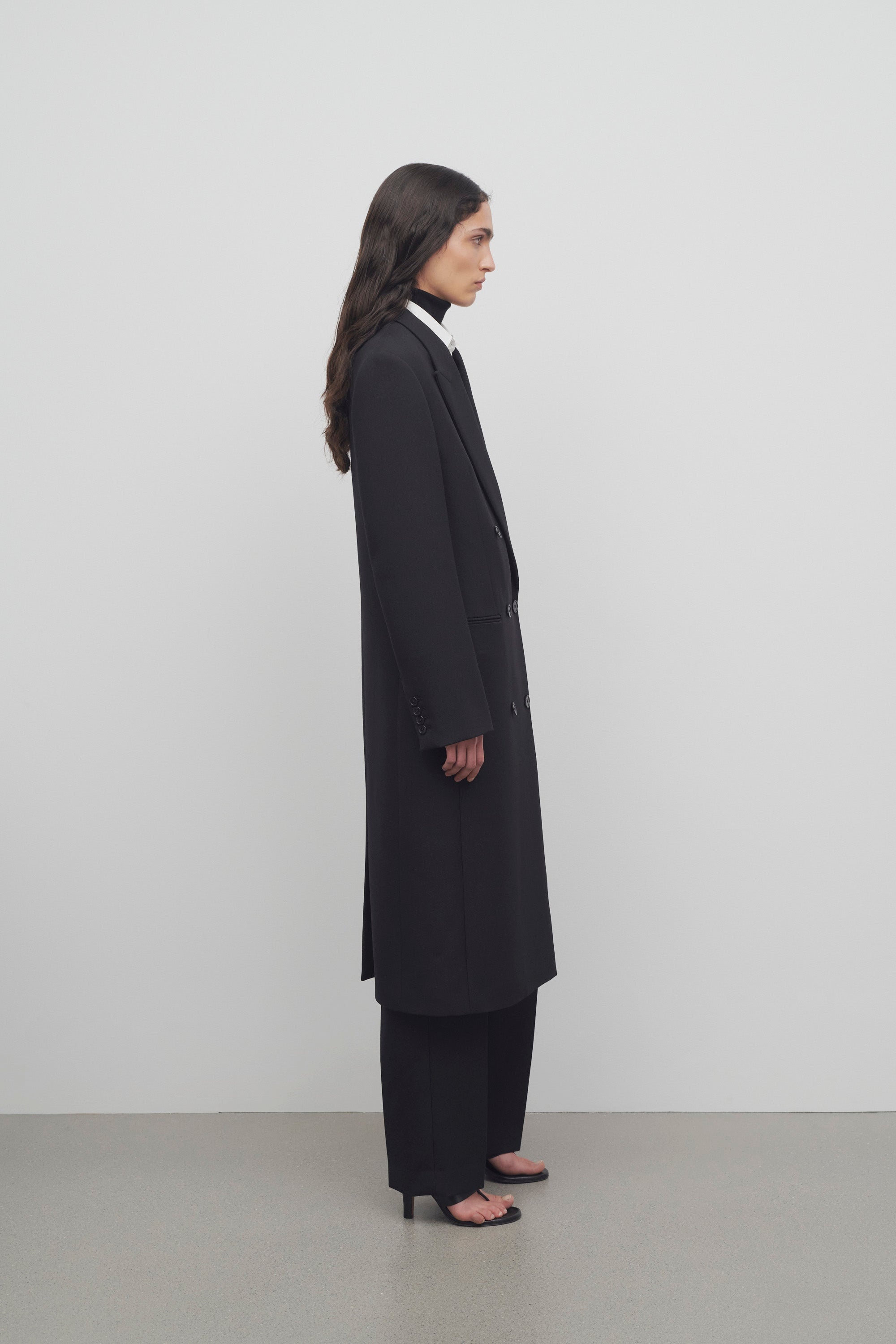 Sand Coat in Virgin Wool - 4