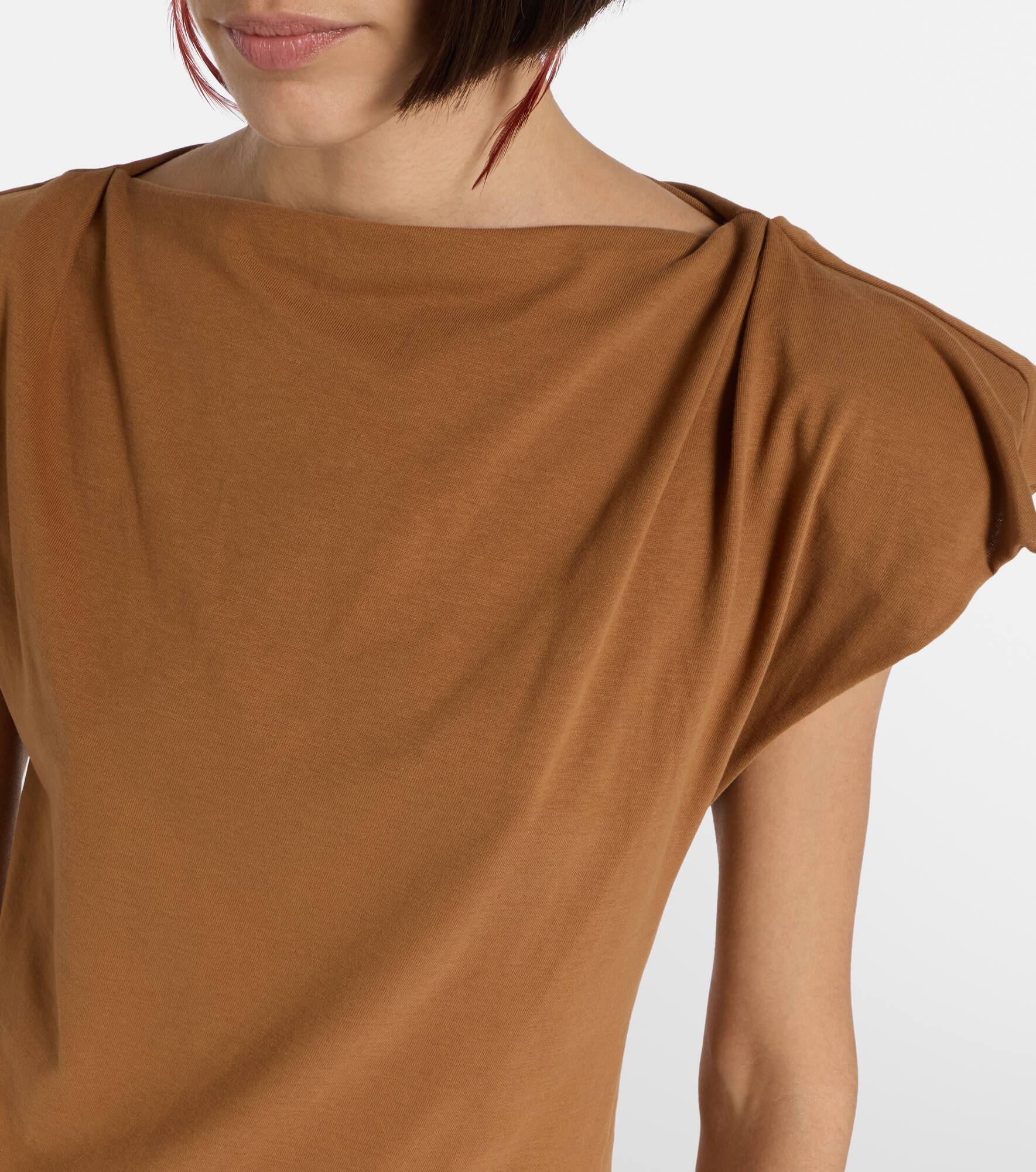Sebani asymmetric cotton T-shirt - 4