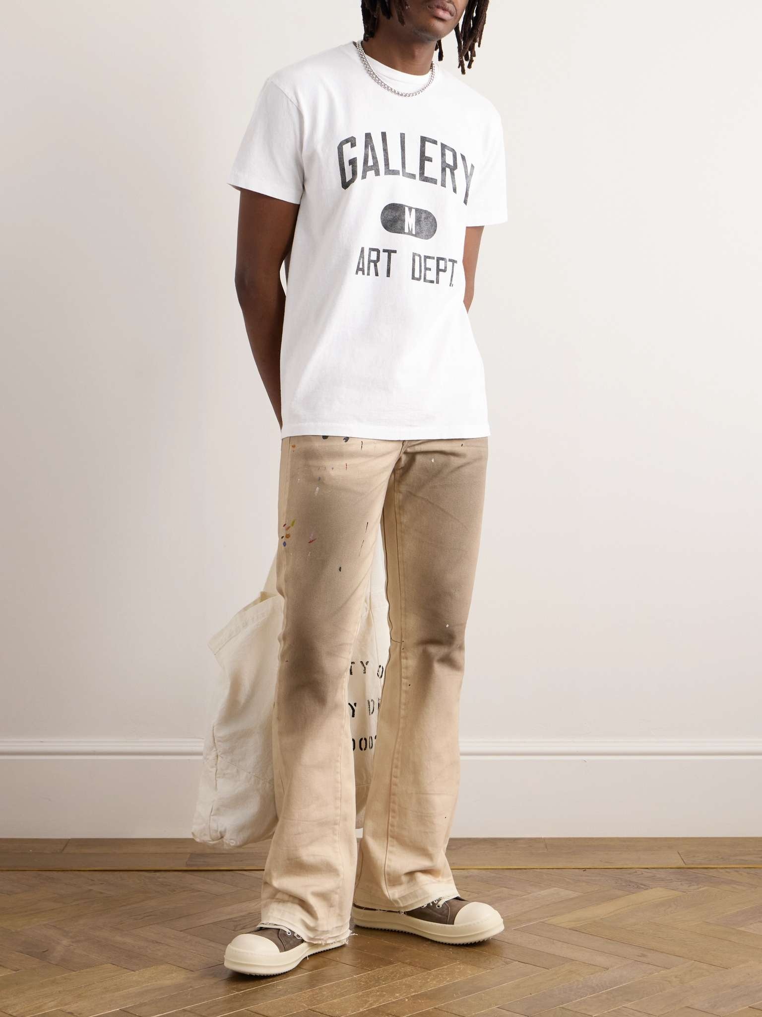 Art Dept Logo-Print Cotton-Jersey T-Shirt - 2