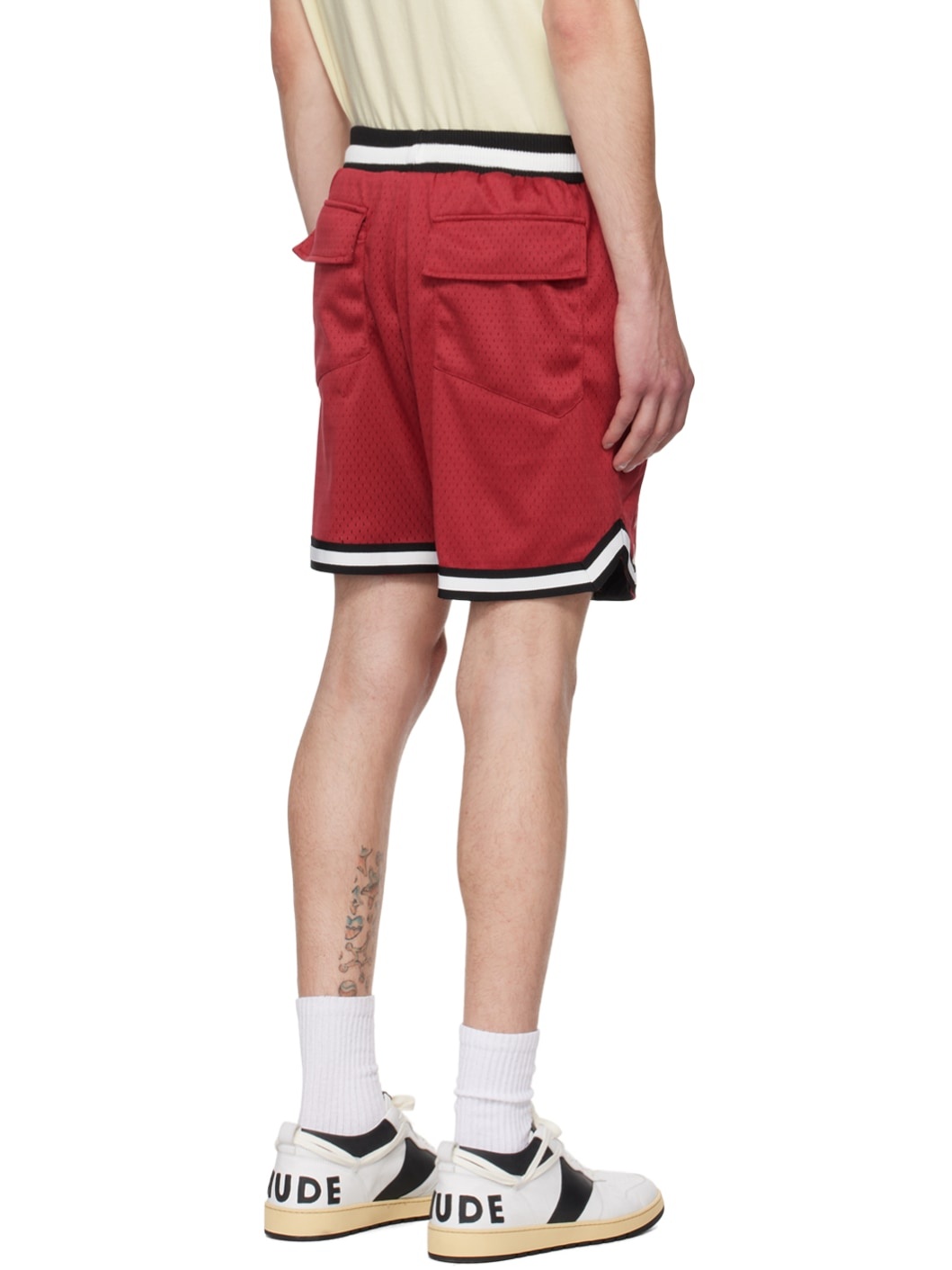 Red Court Shorts - 3