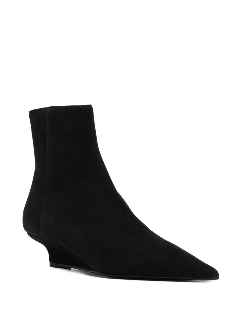 Totême 50mm suede boots outlook