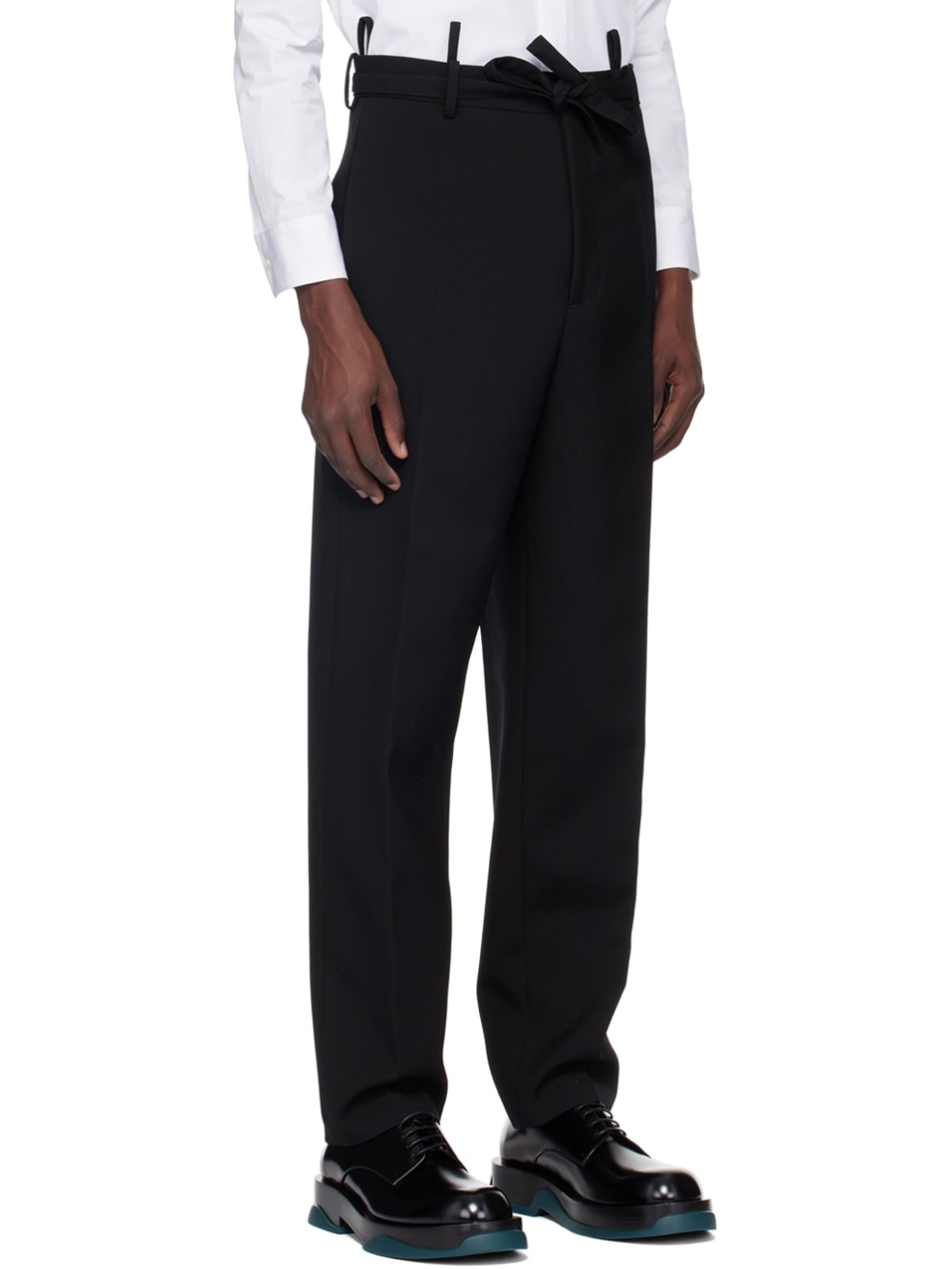 Black Layered Trousers - 2