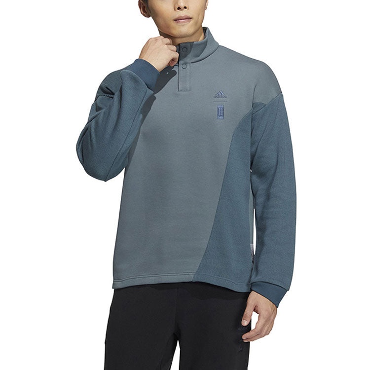 adidas WUJI Warm Sweatshirts 'Teal' HY5848 - 2