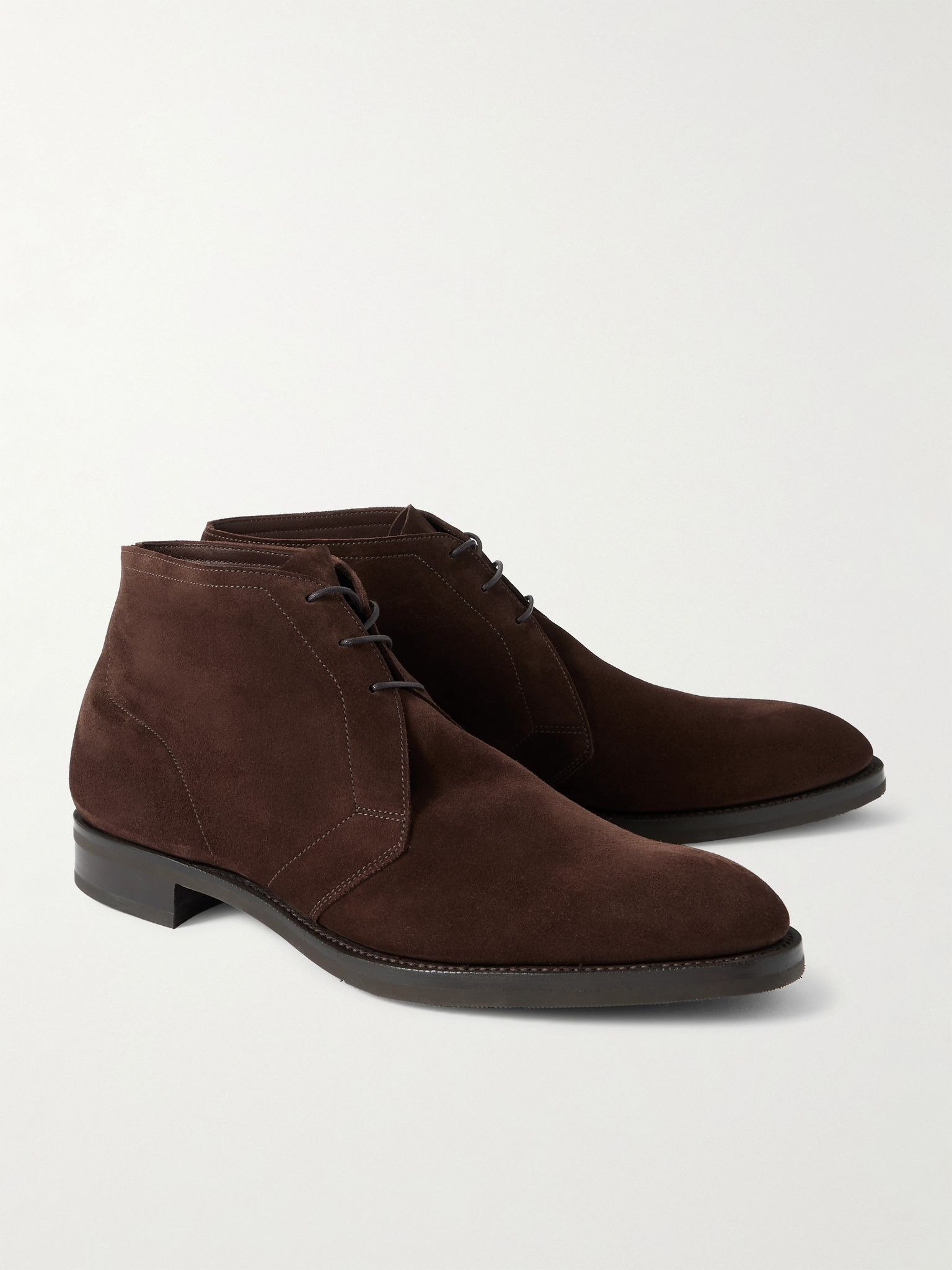 Shanklin Suede Chukka Boots Dark brown - 4