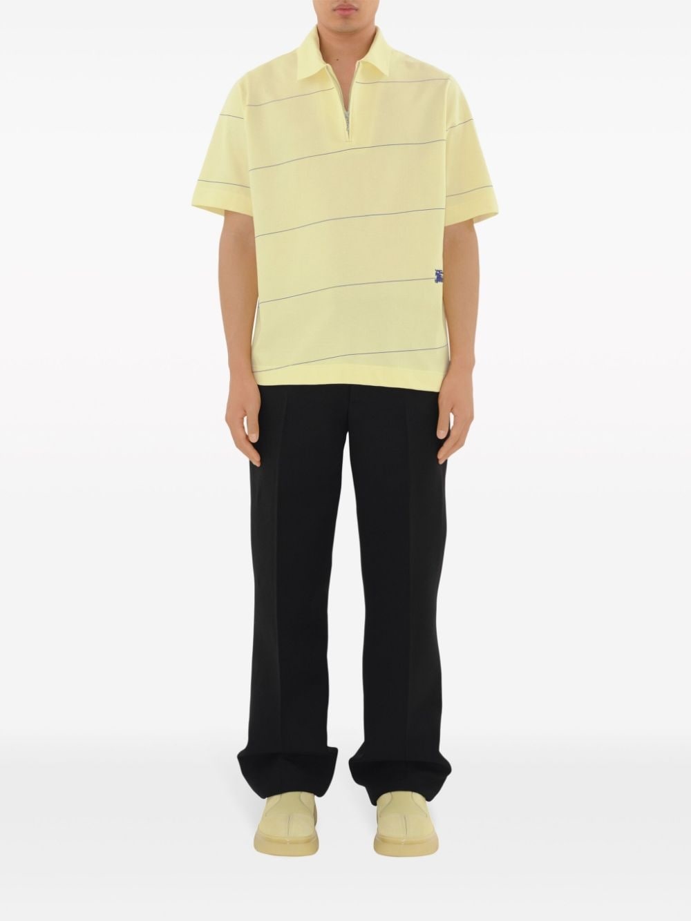 logo-embroidered cotton polo shirt - 2
