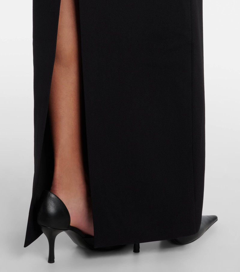 Embellished crêpe gown 6