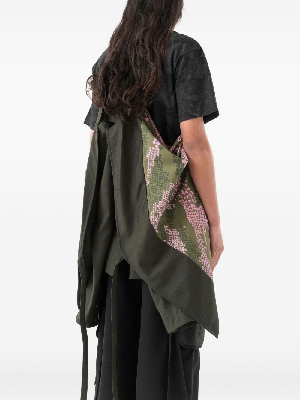 wrapped-front blazer - 5