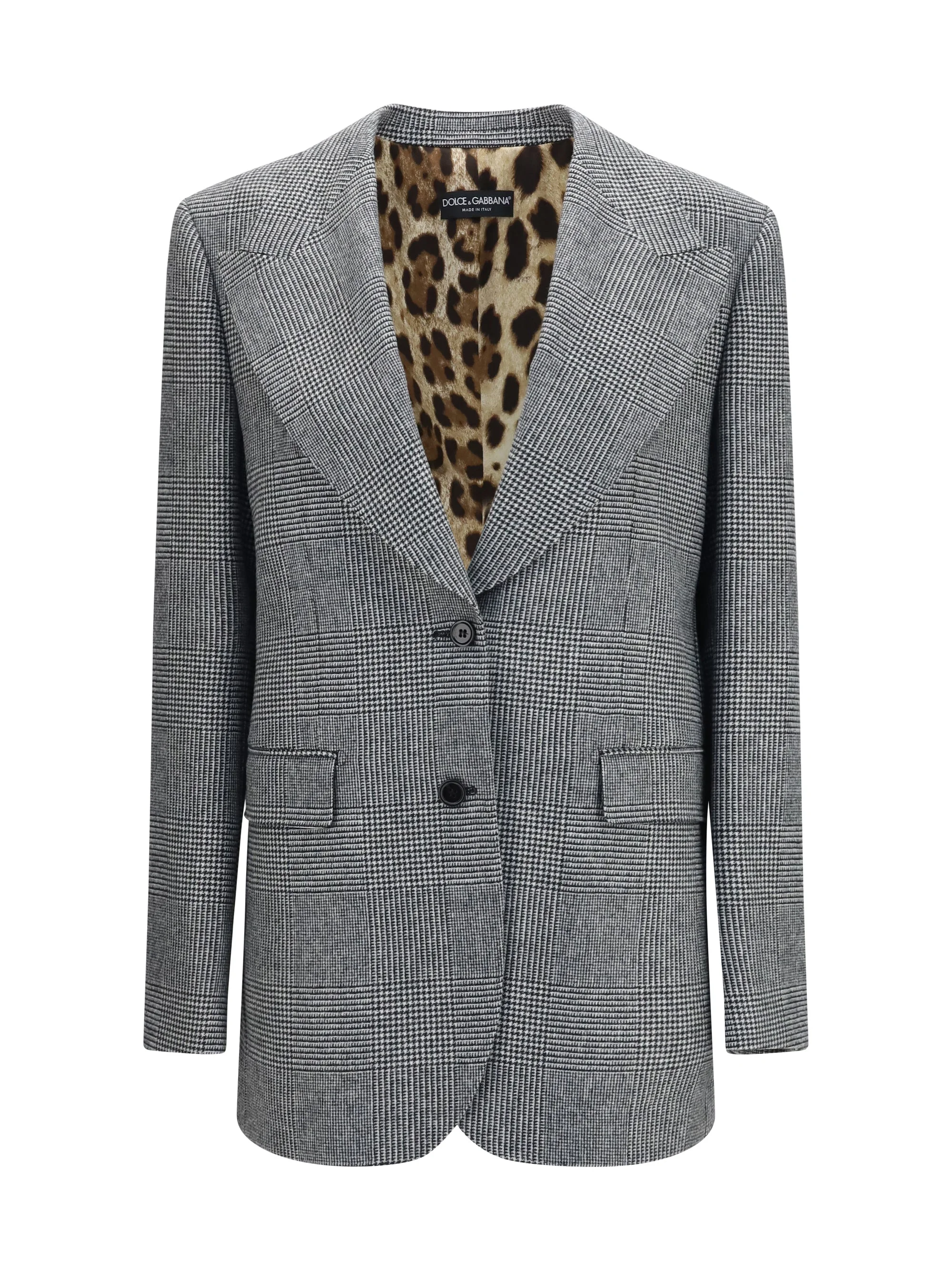 Dolce & Gabbana Prince Of Wales Blazer Check Women - 1