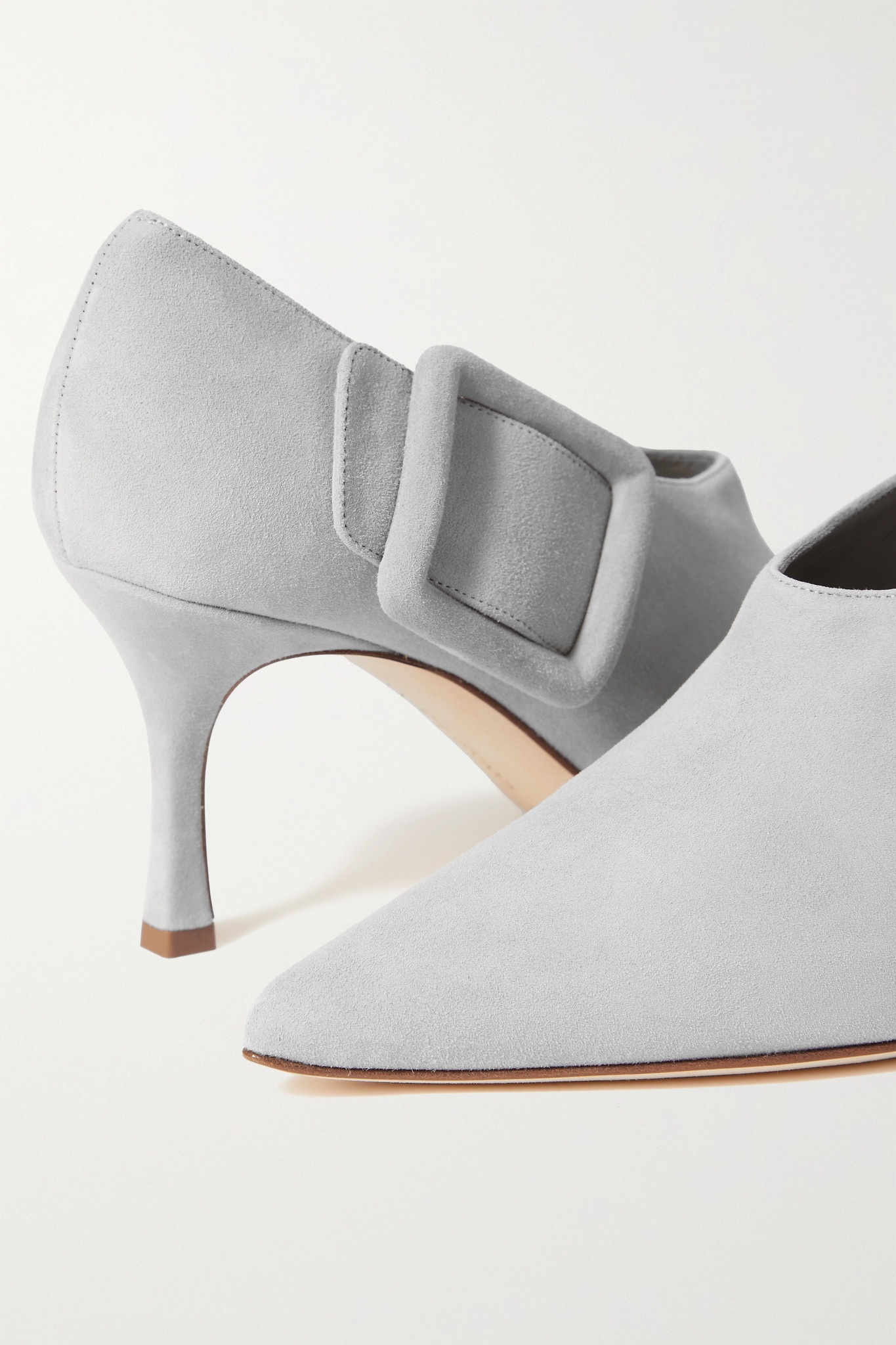 Ronie 70 buckled suede ankle boots - 4