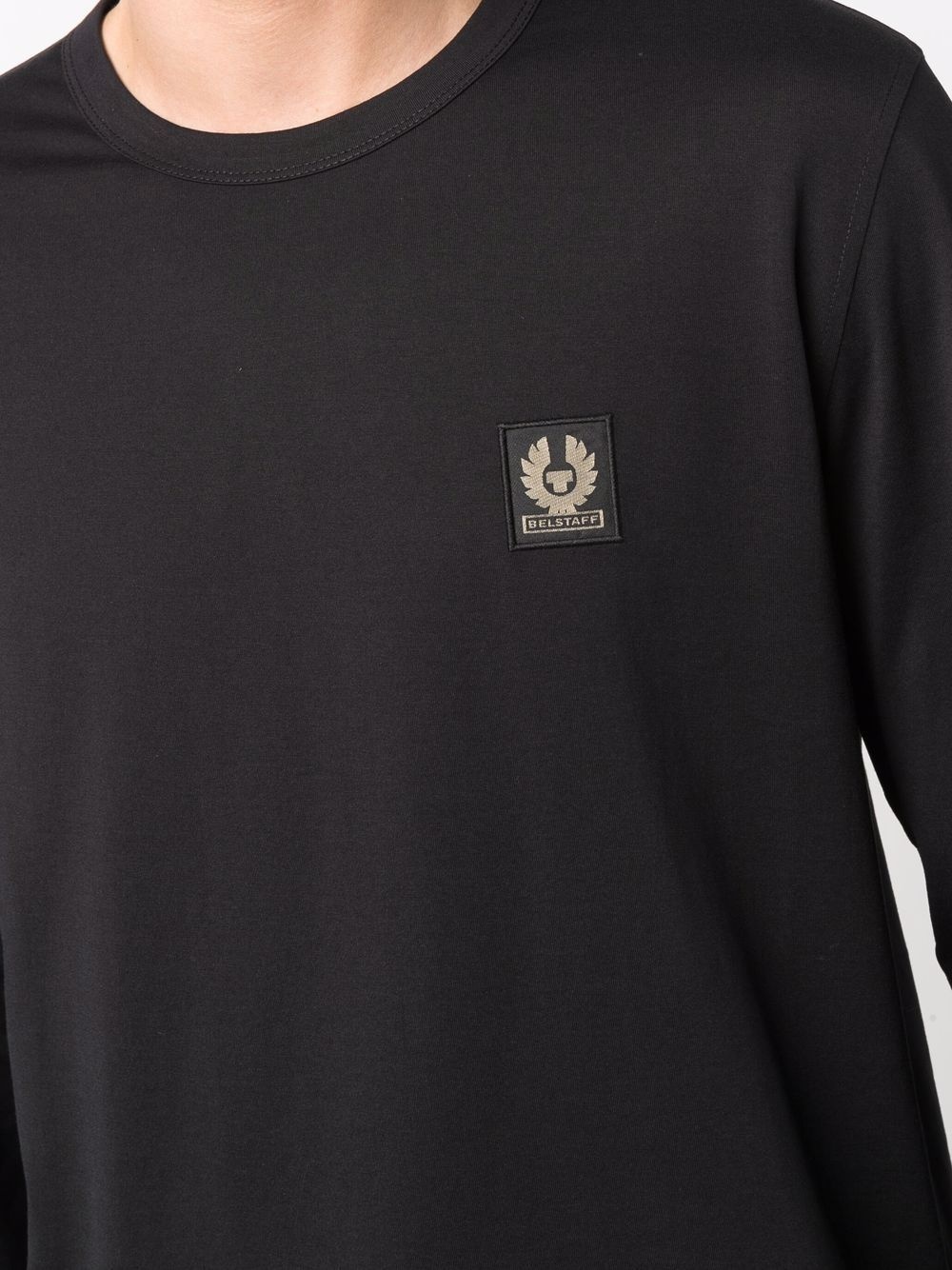 long-sleeve logo-patch T-shirt - 5