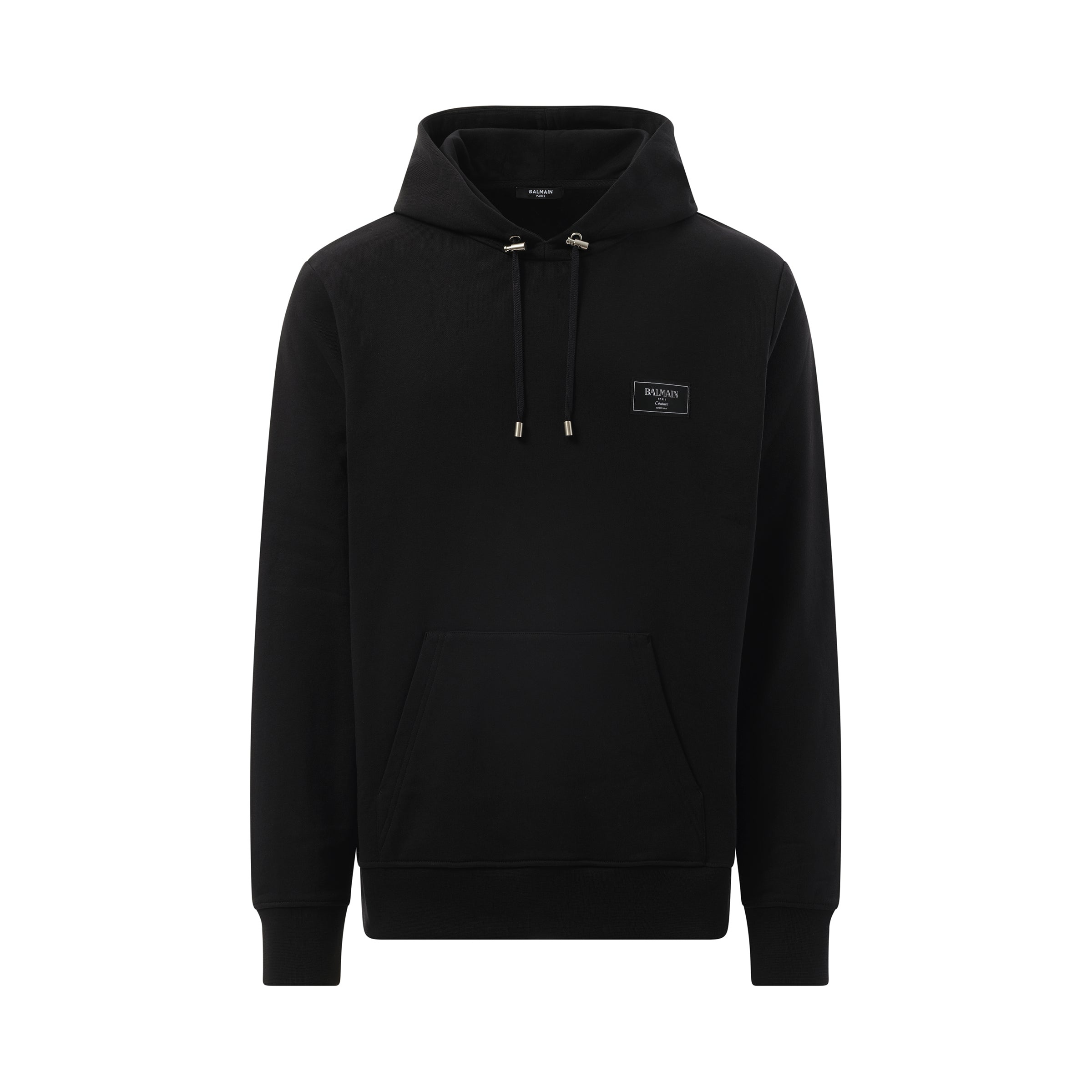 Couture Label Hoodie in Black - 2