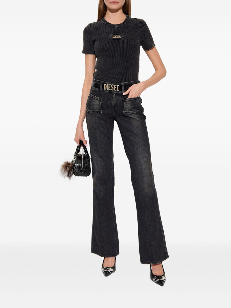 Diesel M-Anchor-Ss ribbed logo T-shirt outlook